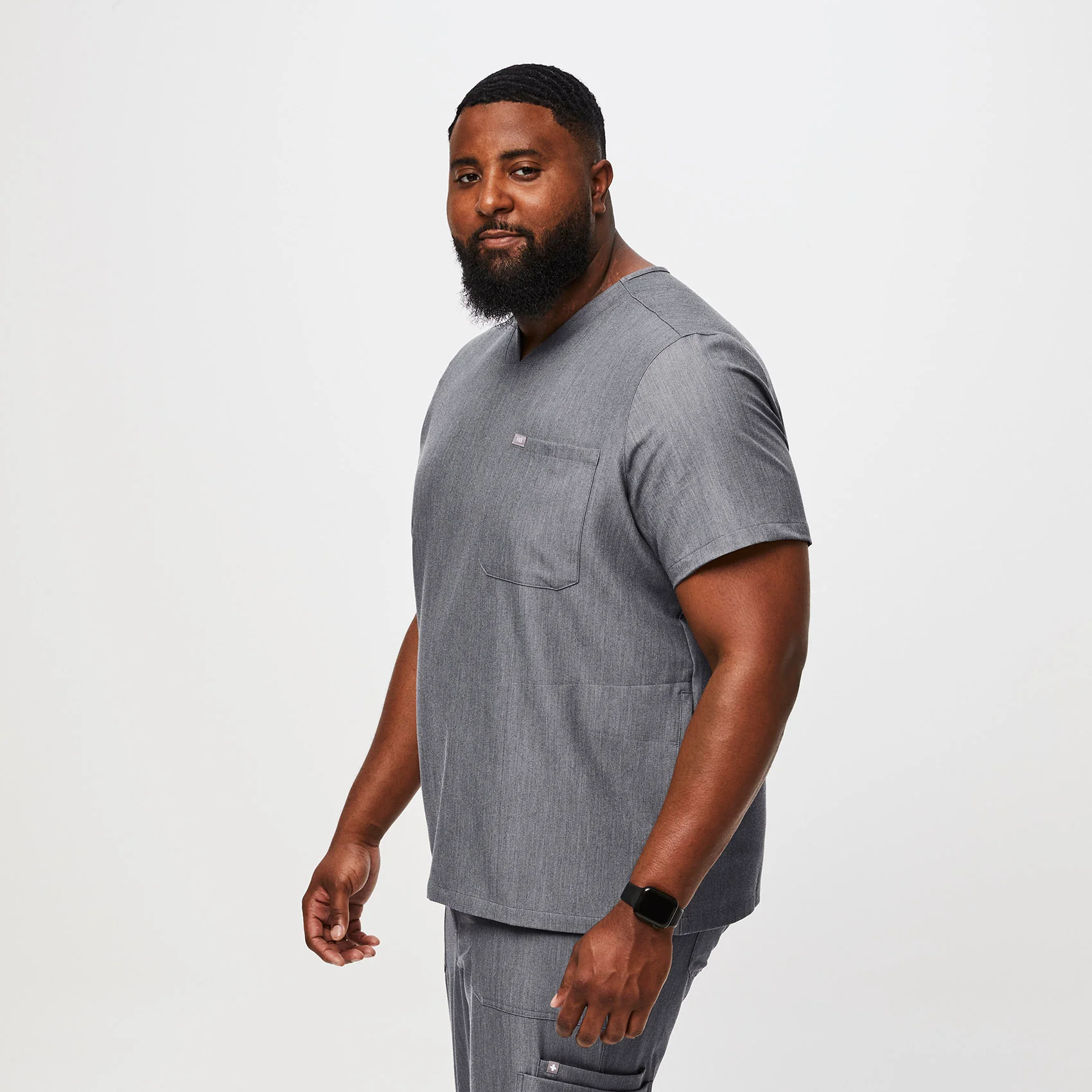 Men's Graphite Chisec™ - Three-Pocket Scrub Top (3XL - 6XL) - Image 3