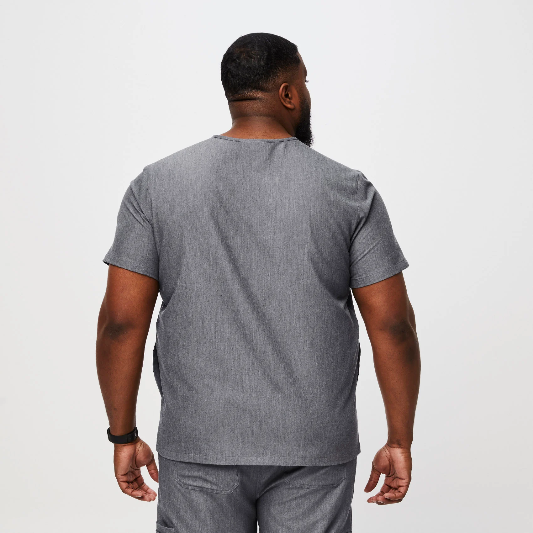 Men's Graphite Chisec™ - Three-Pocket Scrub Top (3XL - 6XL) - Image 4