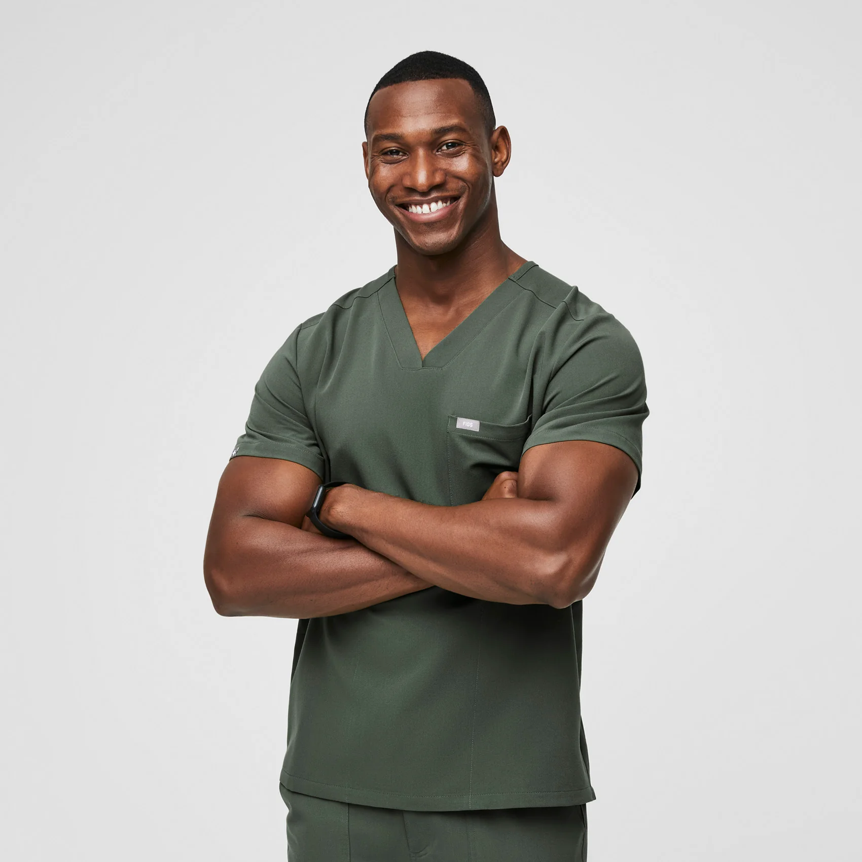 men's Moss Chisec™ - Three-Pocket Scrub Top (3XL - 6XL)