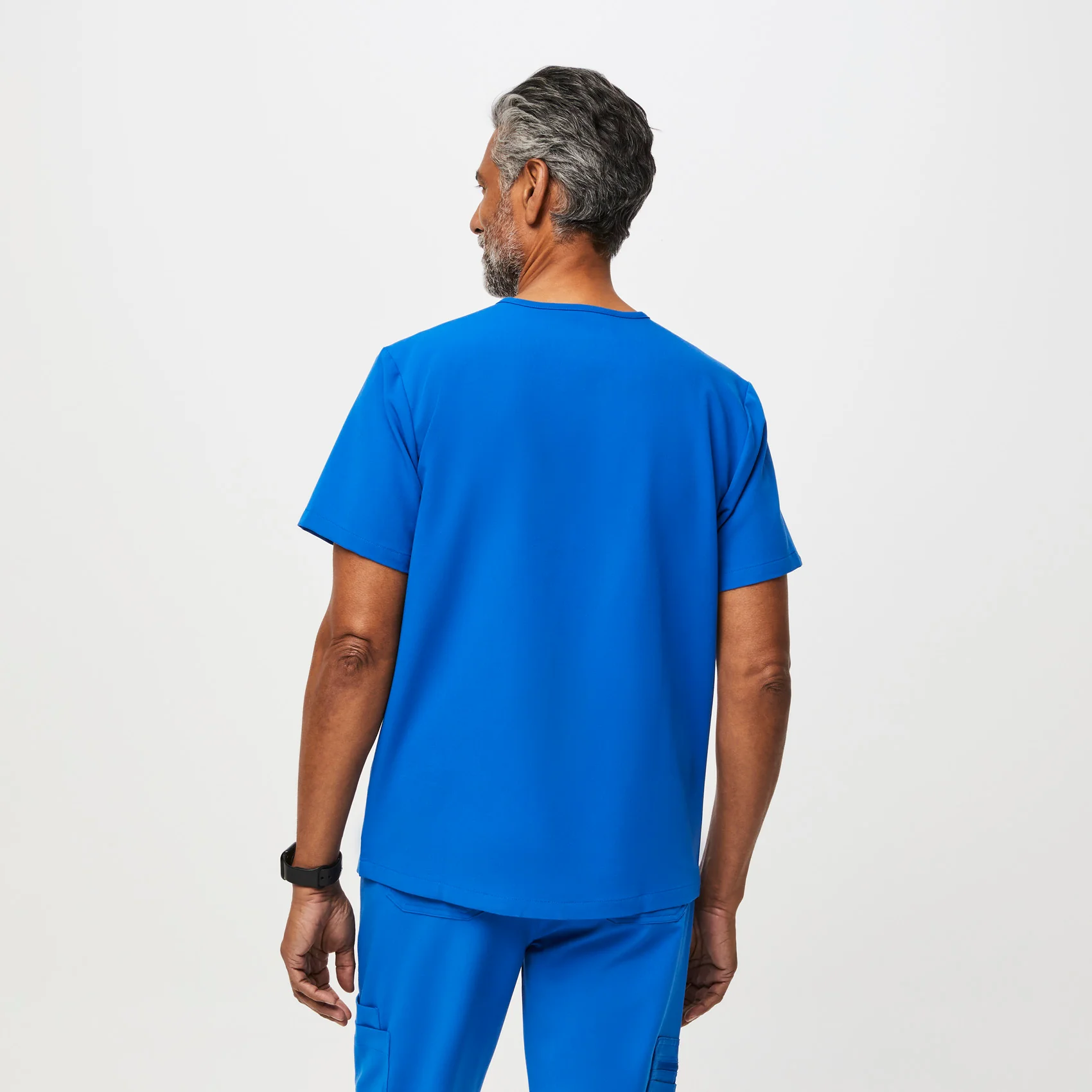 Men's Royal Blue Chisec™ - Three-Pocket Scrub Top (3XL - 6XL) - Image 4