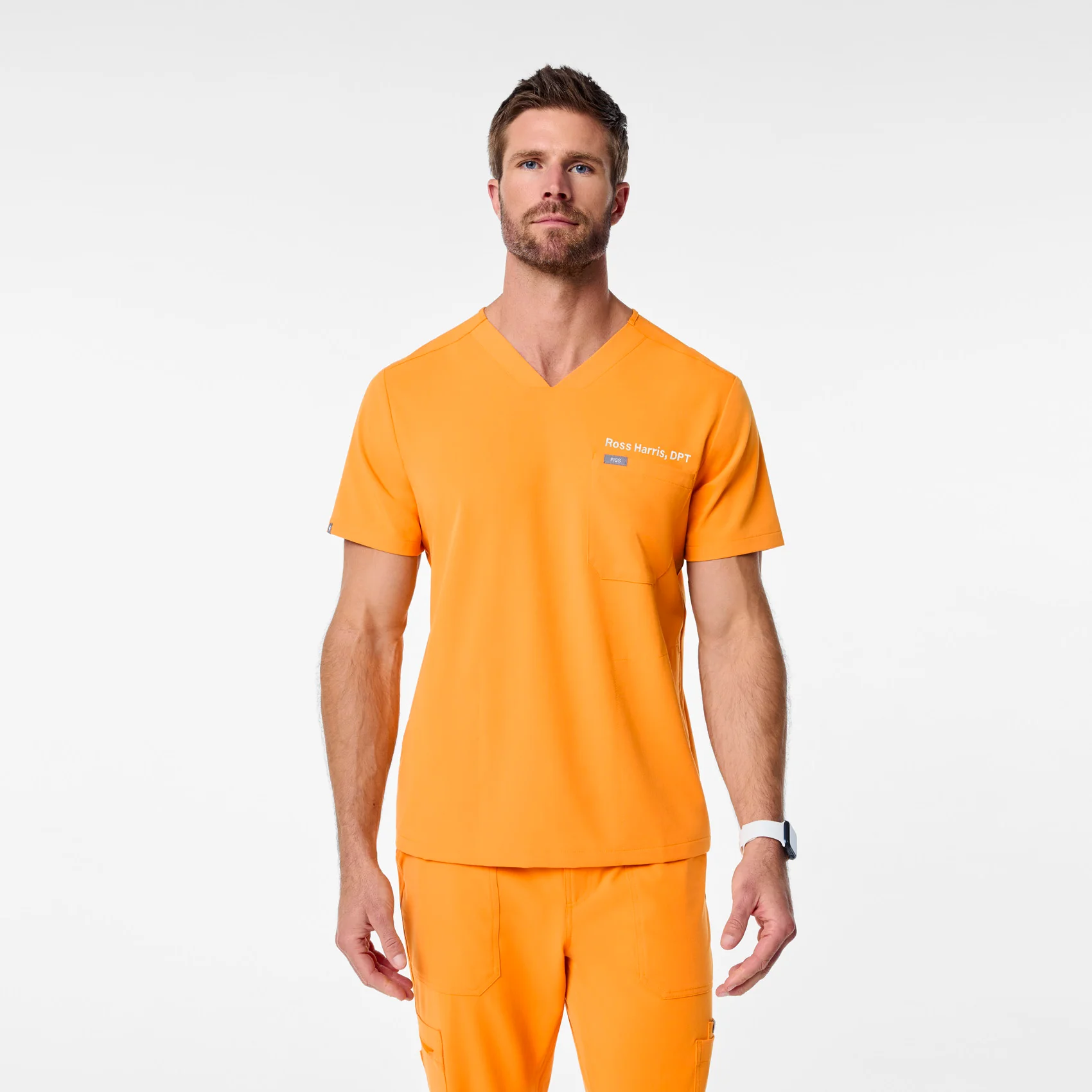 men's Creamsicle Chisec - Three-Pocket Scrub Top™
