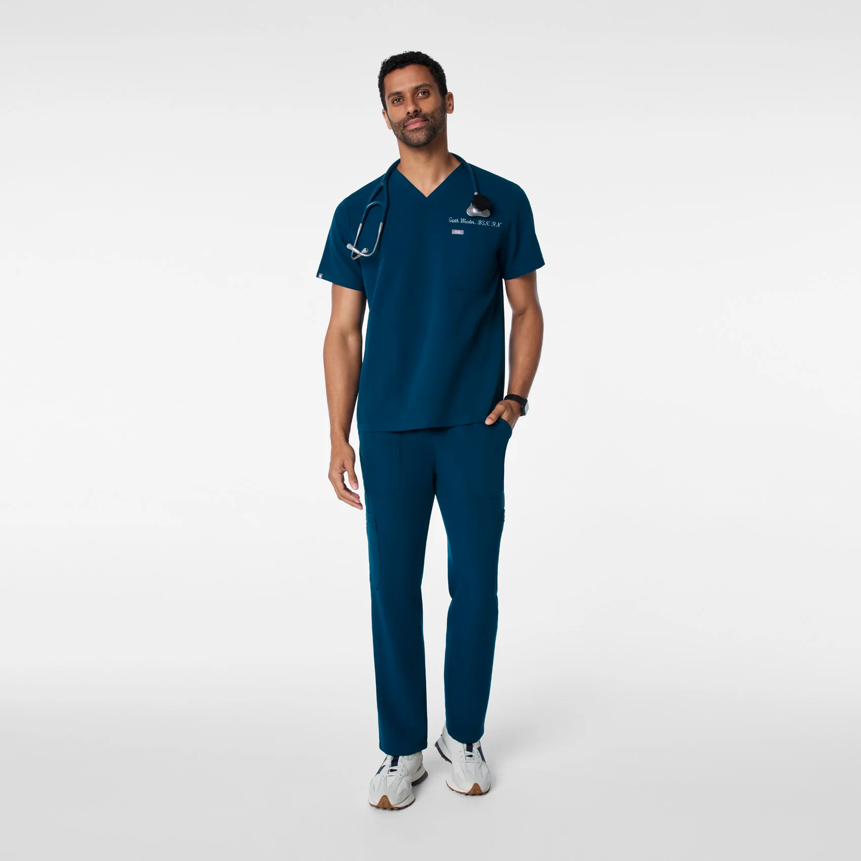 men's Deep Reef Chisec - Three-Pocket Scrub Top™ - Image 2