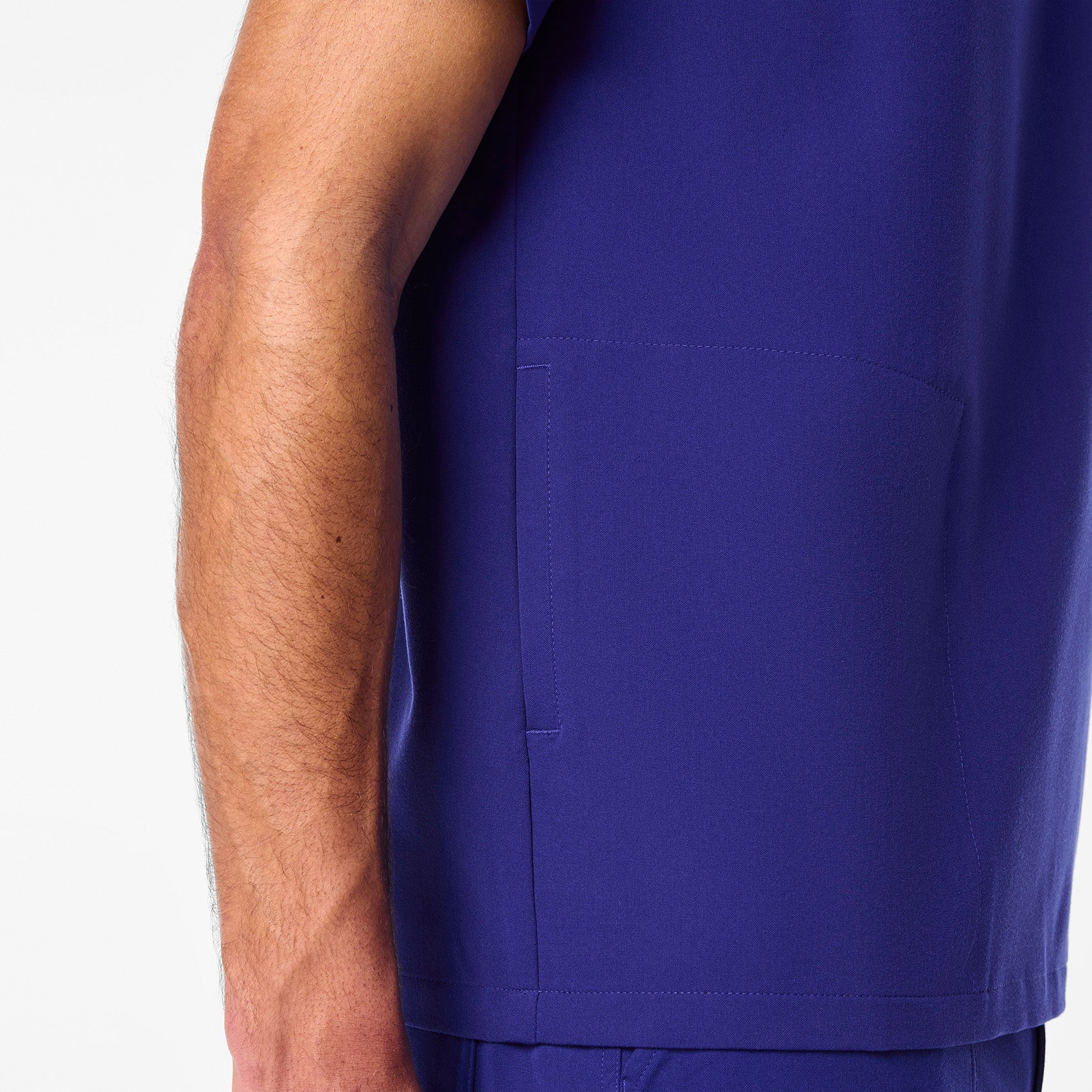 men's Deep Royal Blue Chisec - Three-Pocket Scrub Top™ - Image 7