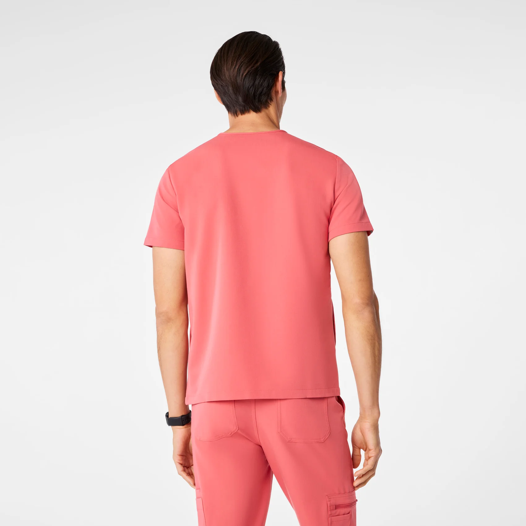men's Pulmonary Pink Chisec - Three-Pocket Scrub Top™ - Image 4