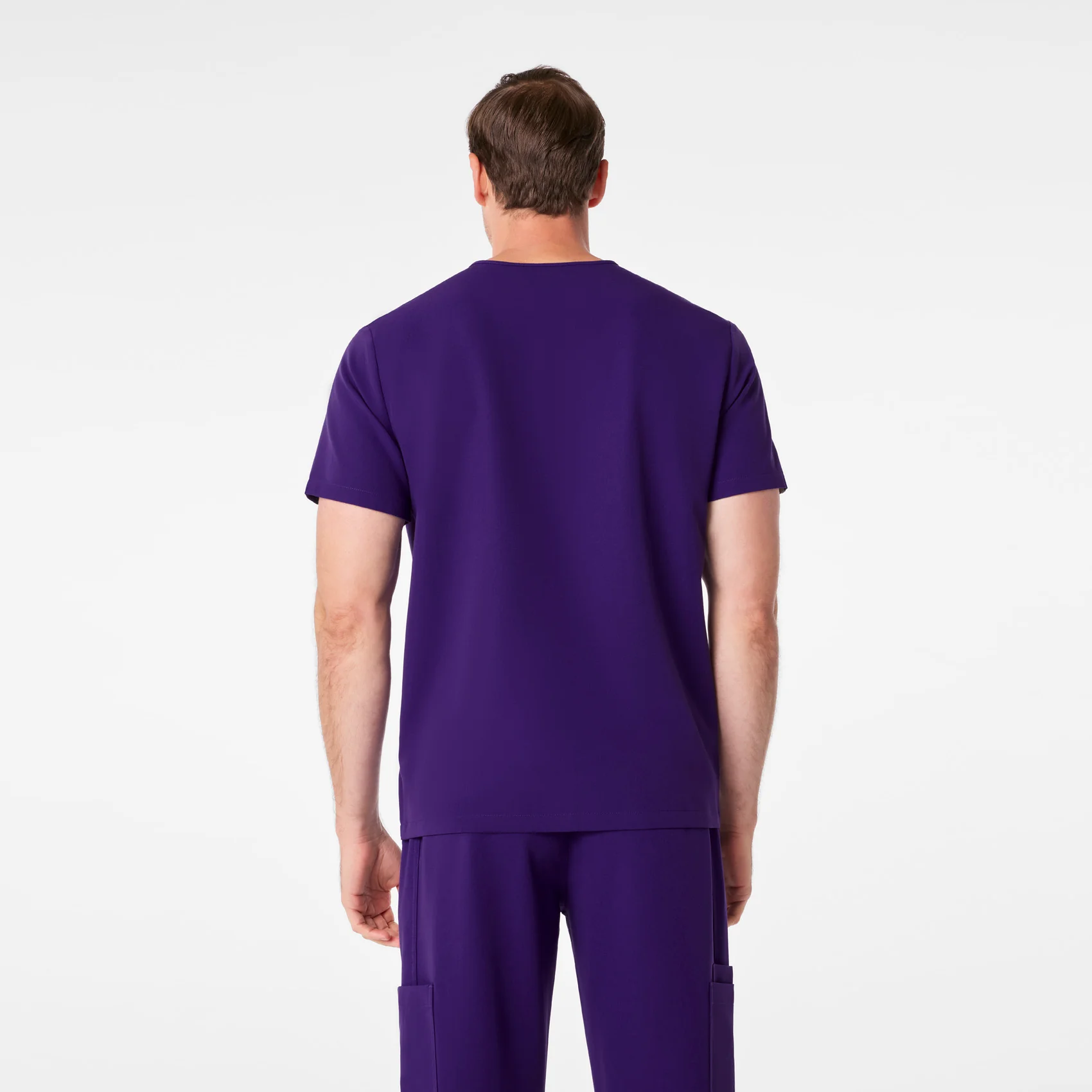 men's Purple Pulse Chisec - Three-Pocket Scrub Top™ - Image 4