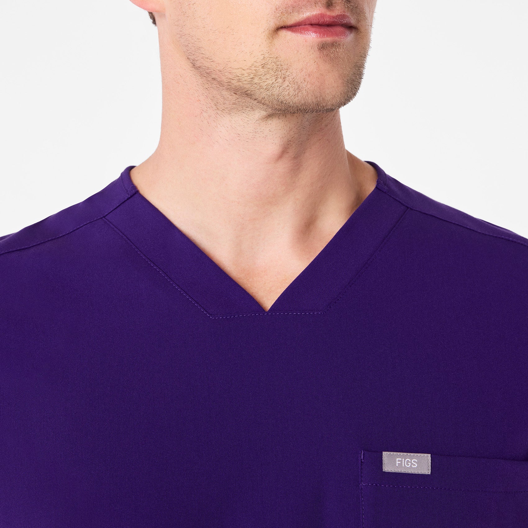 men's Purple Pulse Chisec - Three-Pocket Scrub Top™ - Image 5