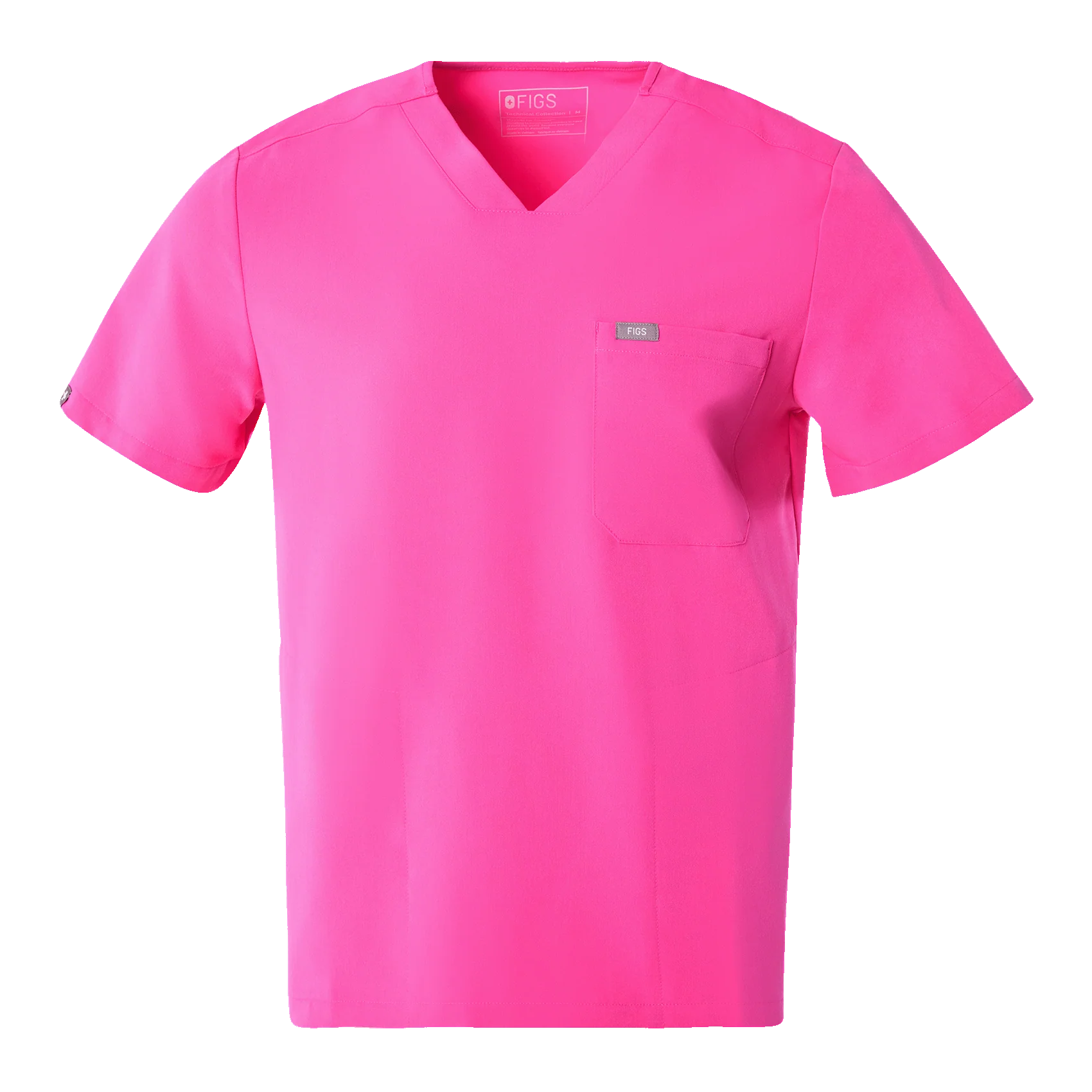 men's Rapid Response Pink Chisec - Three-Pocket Scrub Top⢠- Image 8