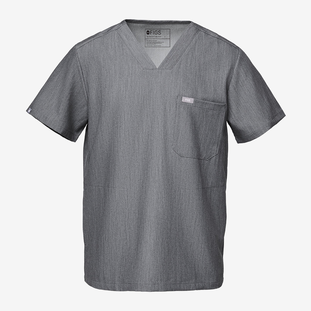 men's Slate Chisec - Three-Pocket Scrub Top™ - Image 7