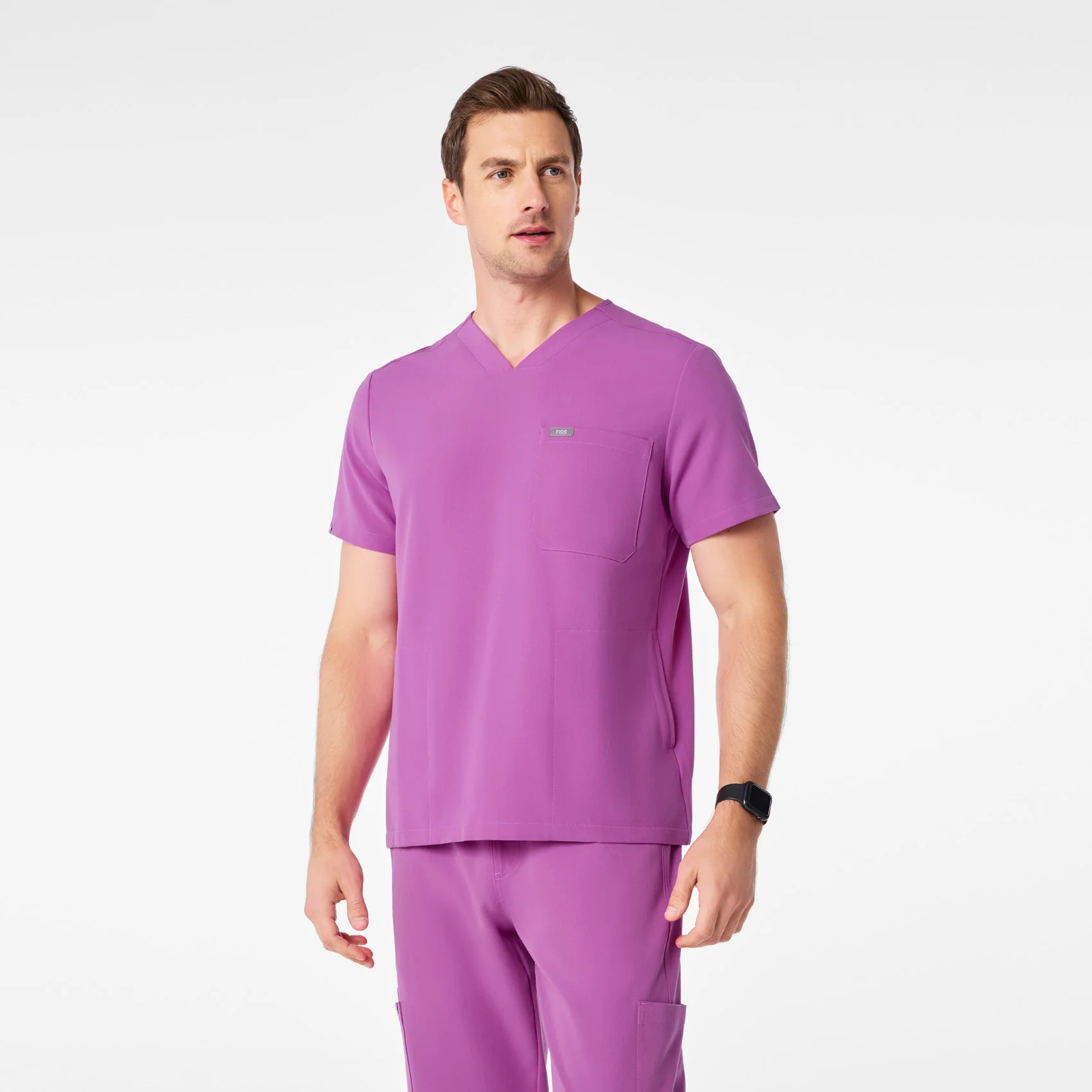 men's Ultraberry Chisec - Three-Pocket Scrub Top™