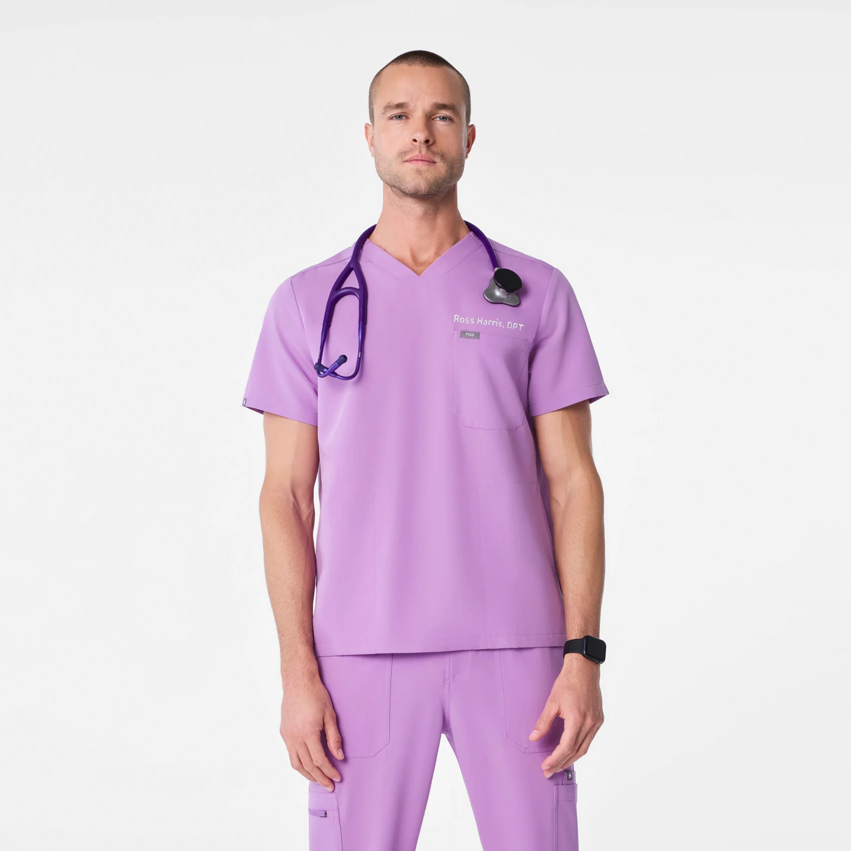 men's Wild Iris Chisec - Three-Pocket Scrub Top™