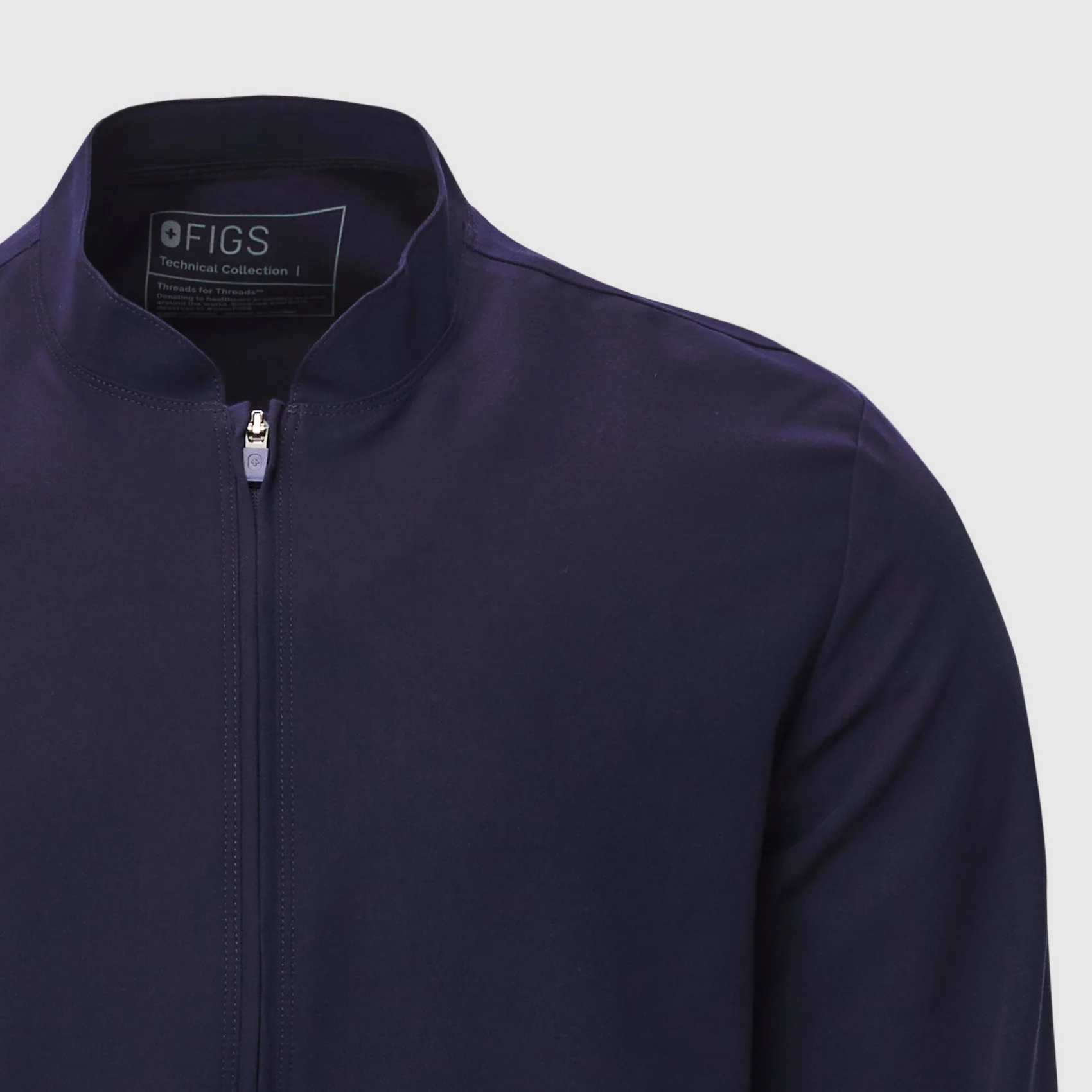 men's Royal Blue Denver - Scrub Jacket - Image 10