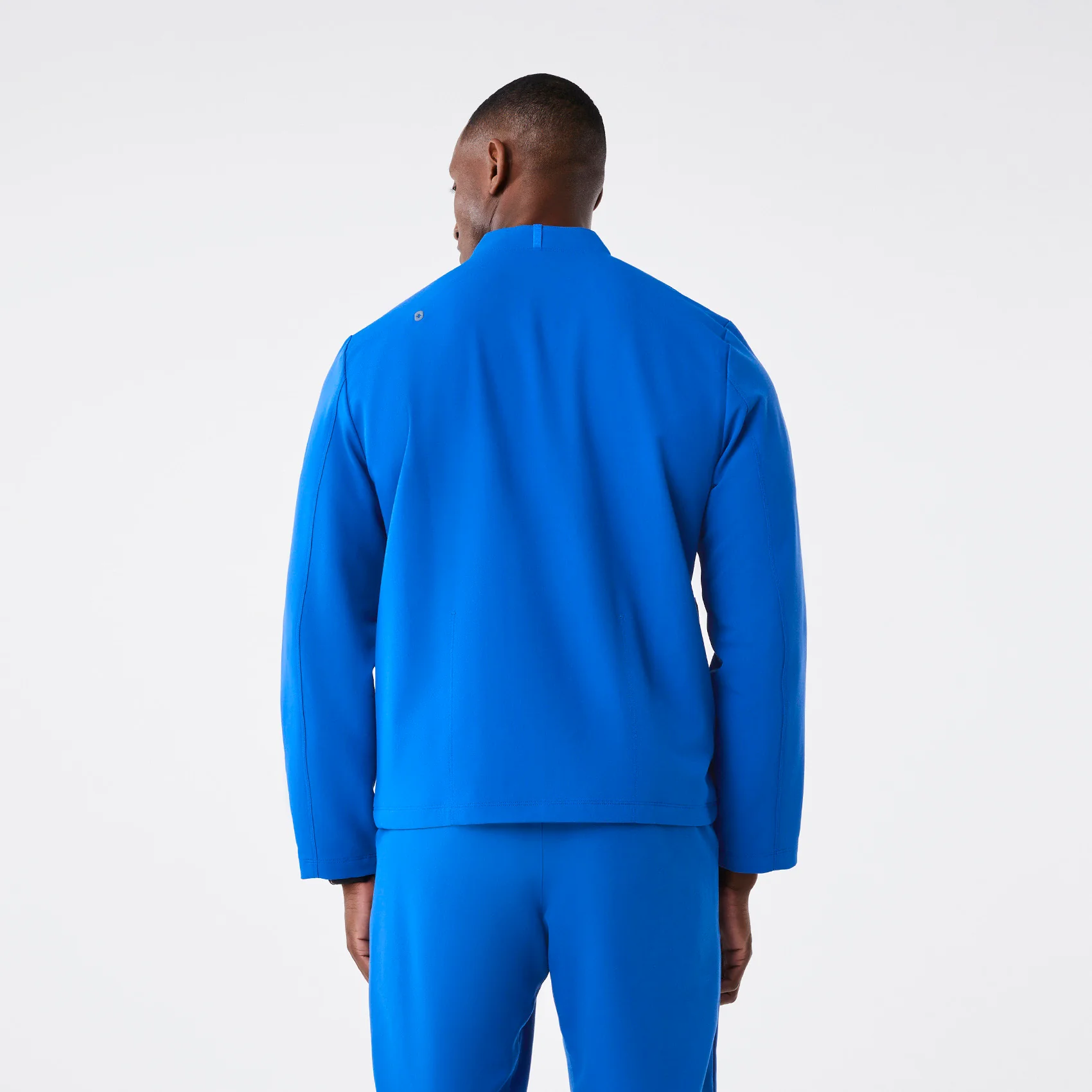 men's Royal Blue Denver - Scrub Jacket - Image 4