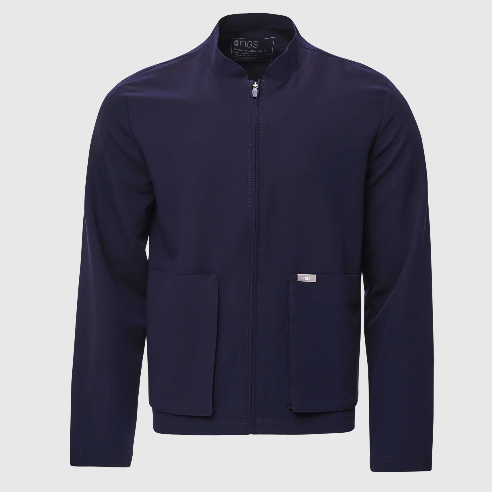 men's Royal Blue Denver - Scrub Jacket - Image 9