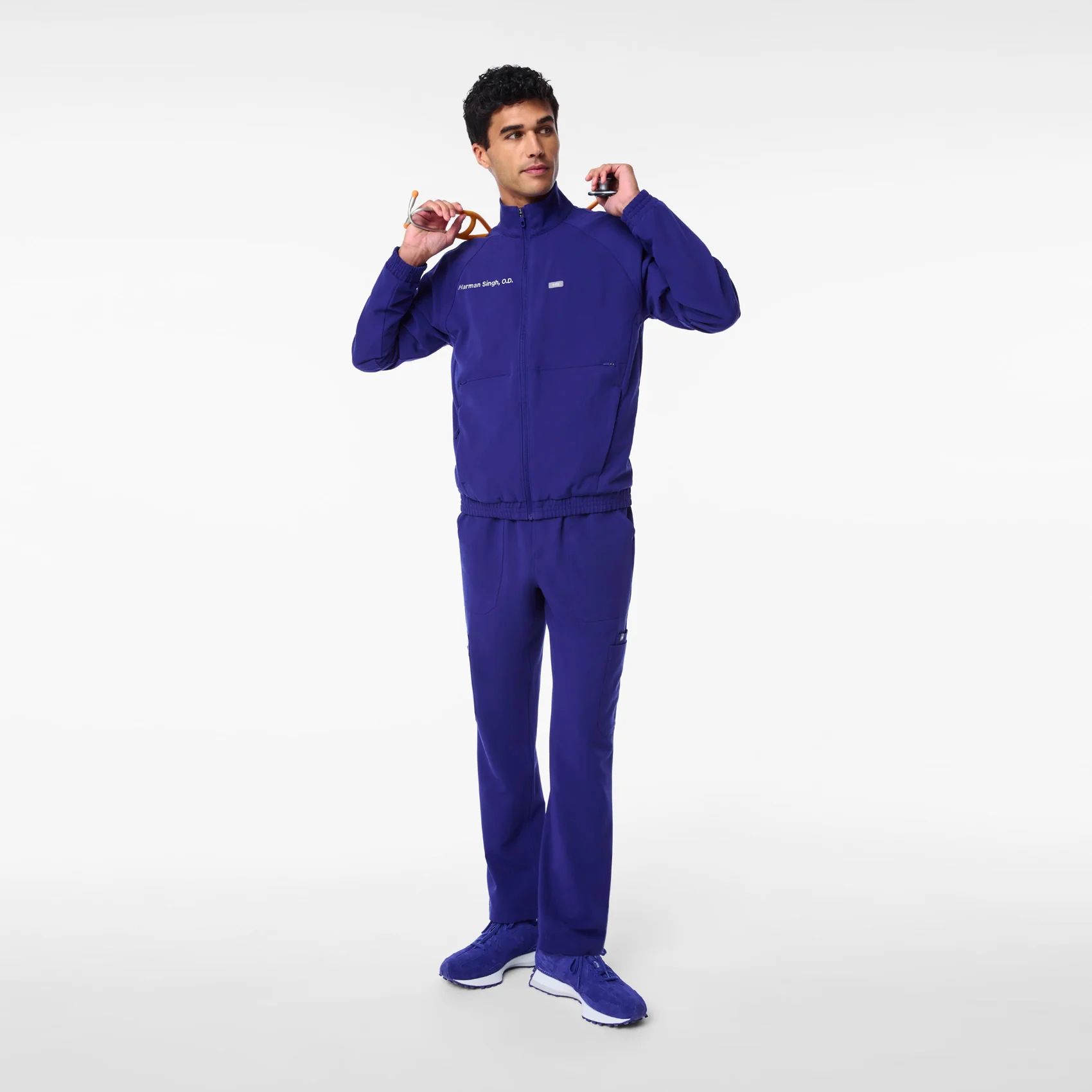 men's Deep Royal Blue Cobaki - Scrub Jacket - Image 2