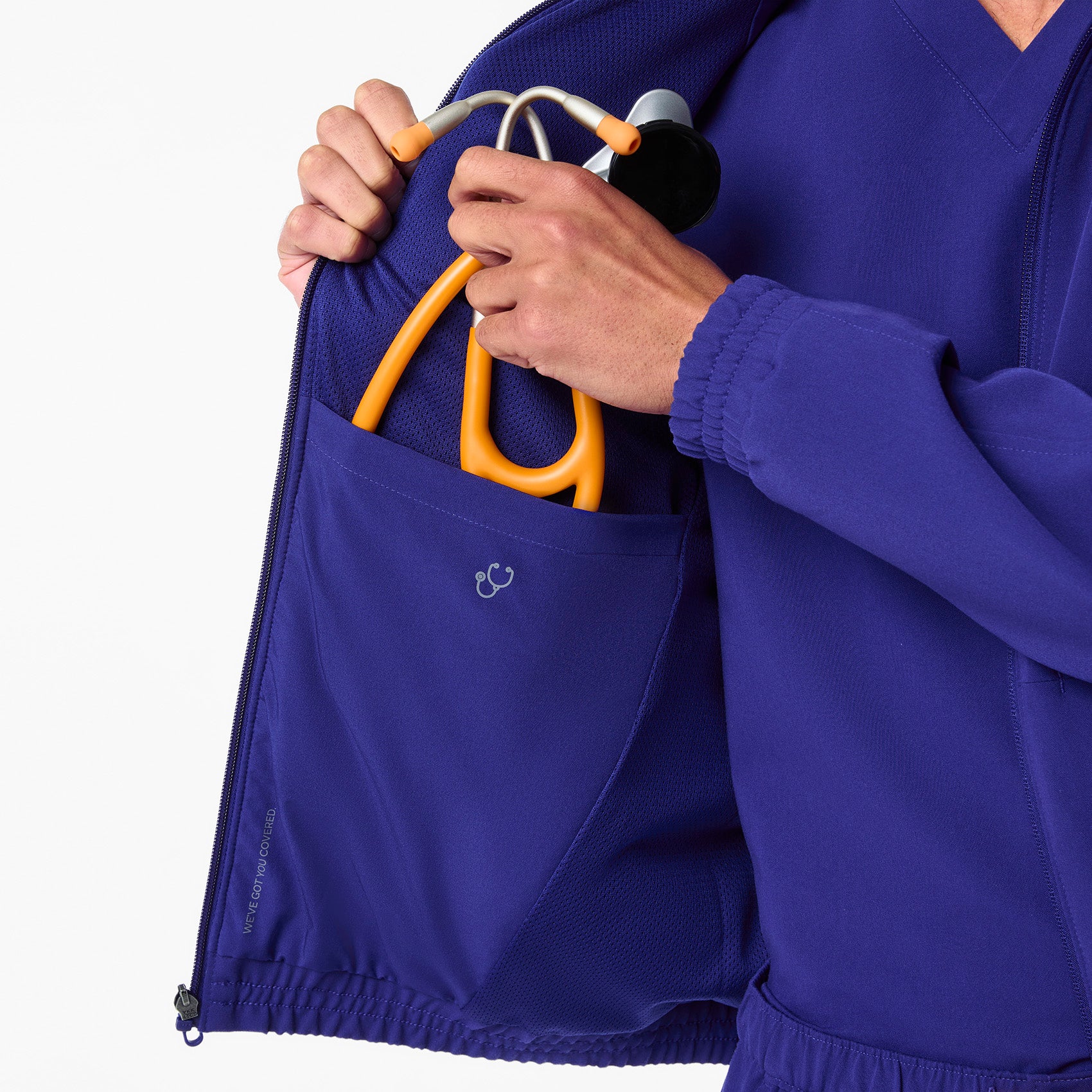 men's Deep Royal Blue Cobaki - Scrub Jacket - Image 9