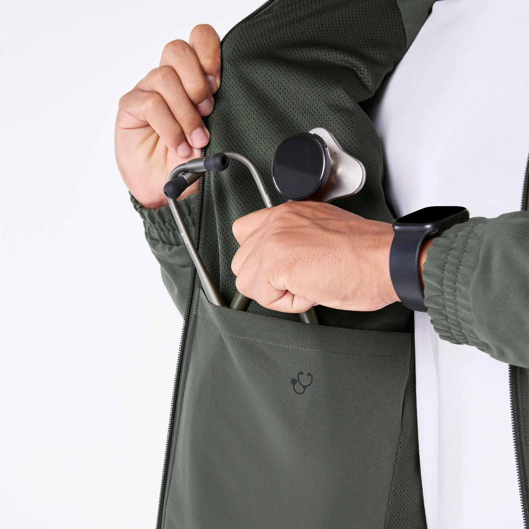 men's Moss Cobaki -  Scrub Jacket - Image 9