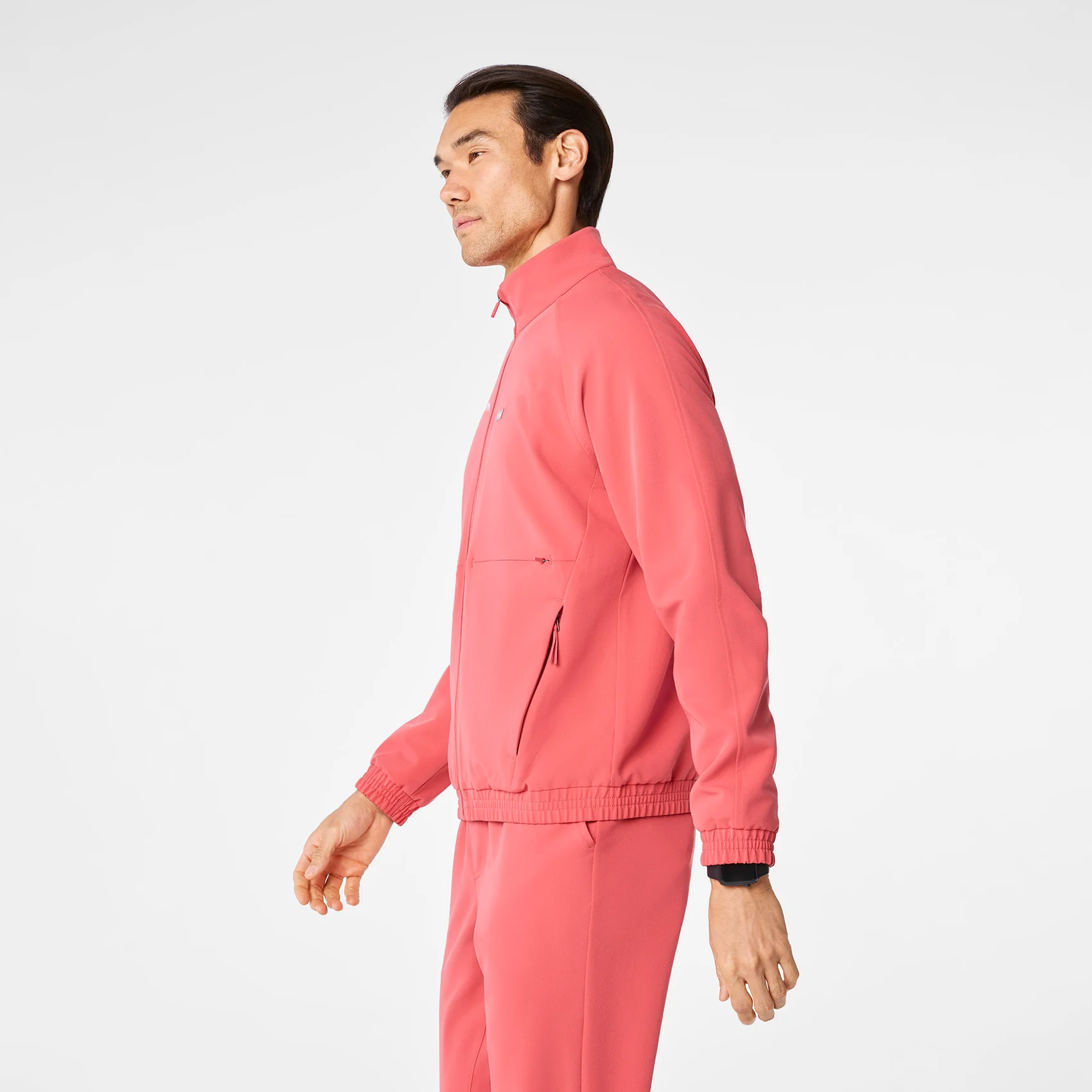 men's Pulmonary Pink Cobaki -  Scrub Jacket - Image 3