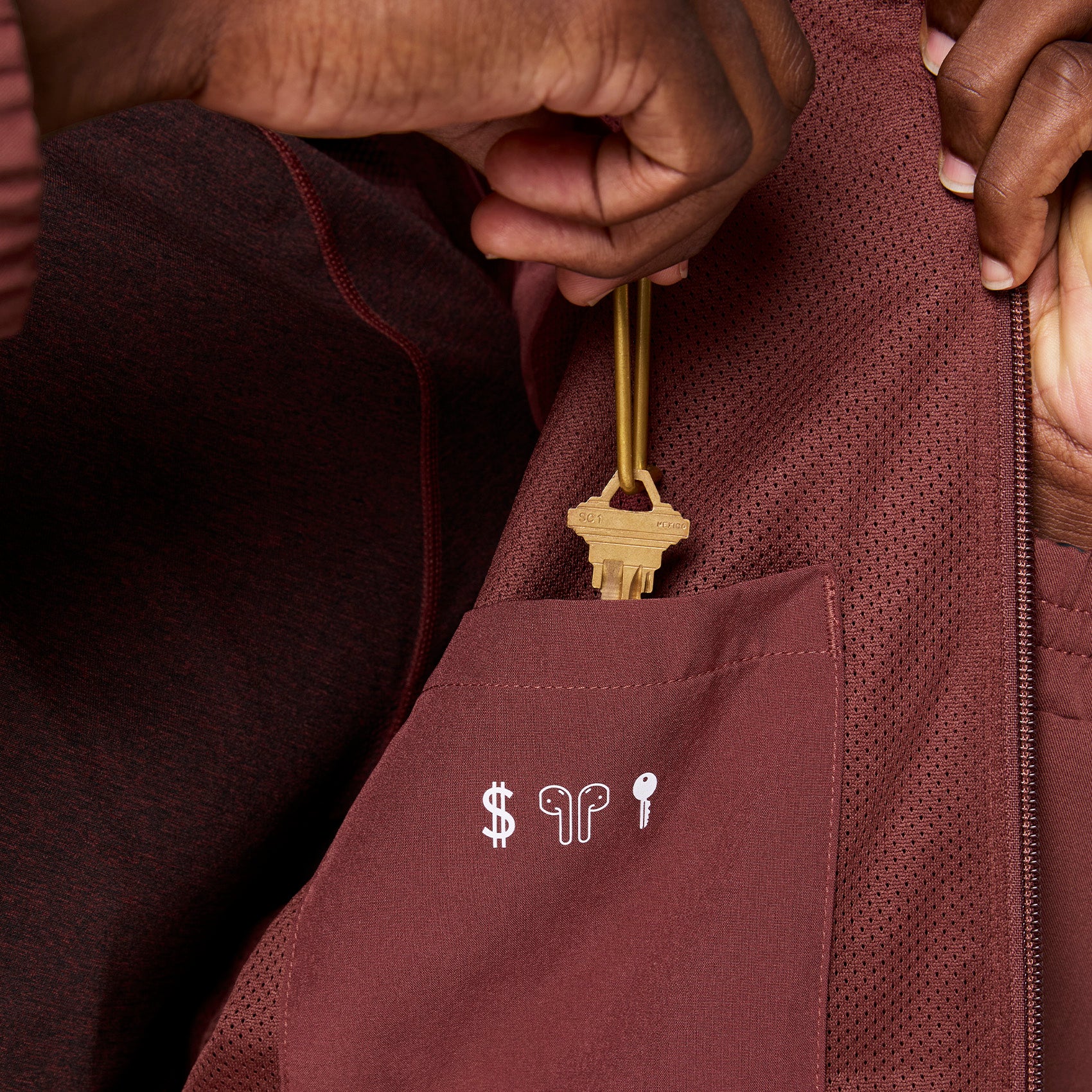 men's Walnut Cobaki - Scrub Jacket - Image 10