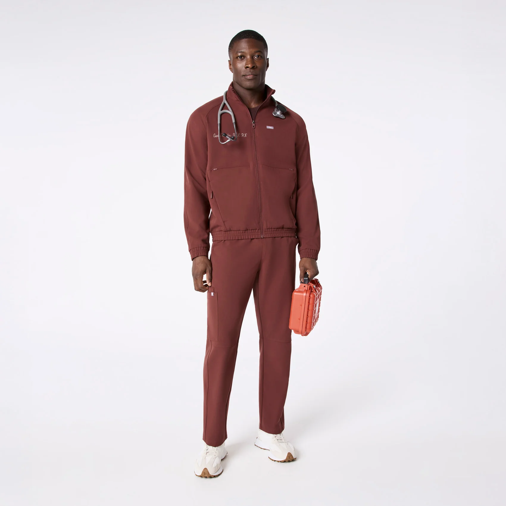 men's Walnut Cobaki - Scrub Jacket - Image 2
