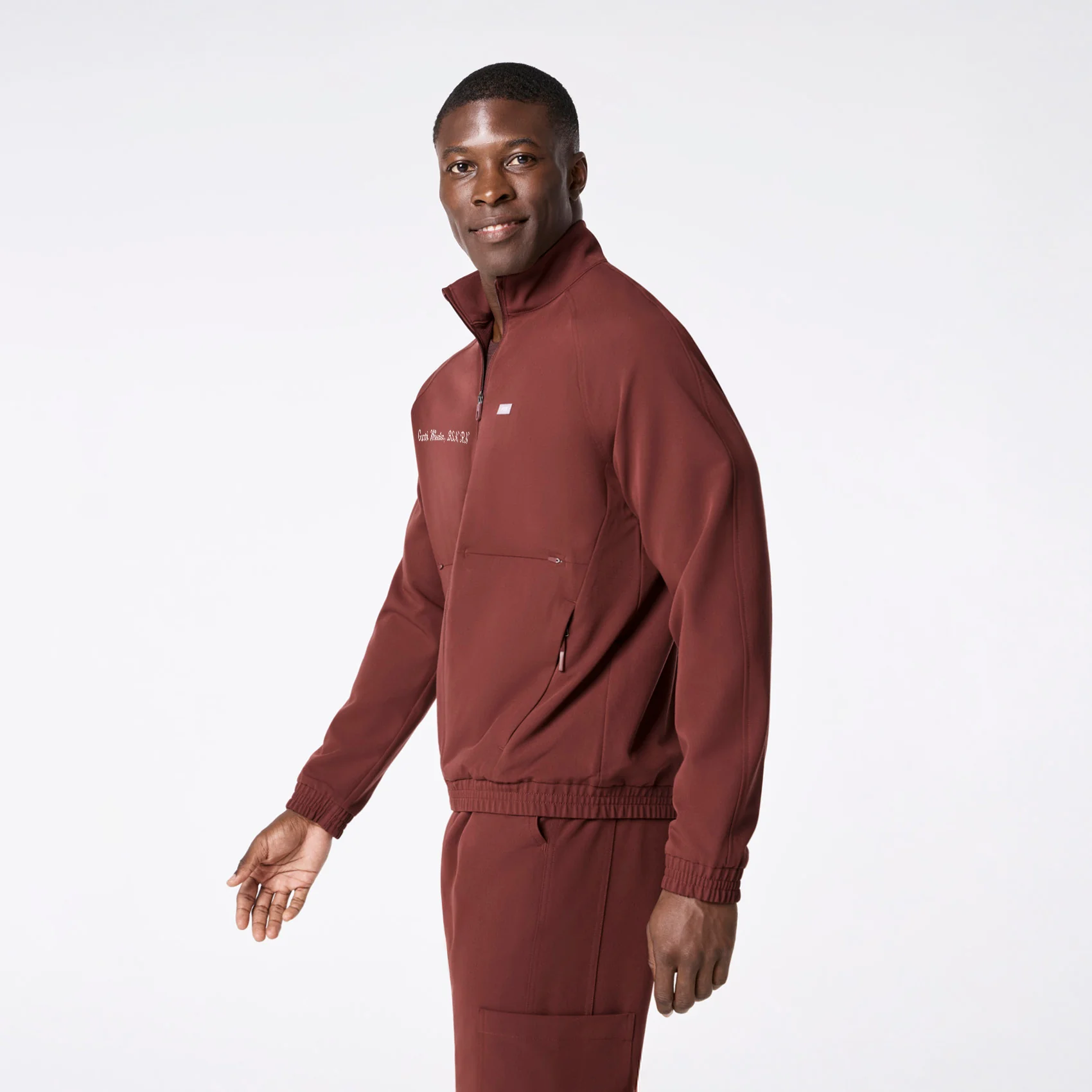 men's Walnut Cobaki - Scrub Jacket - Image 3