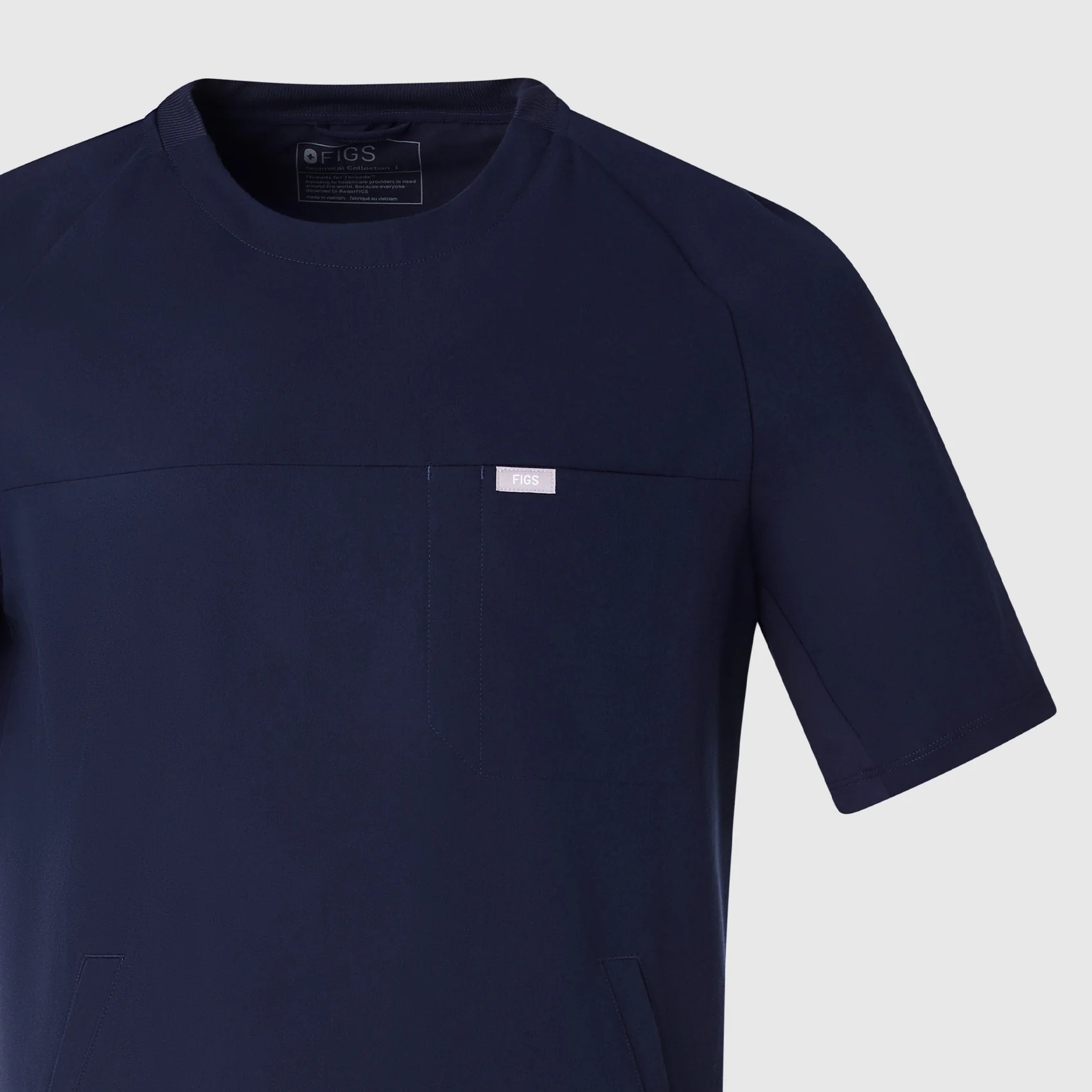 men's Ultraberry Colmar Crewneck - Scrub Top - Image 8