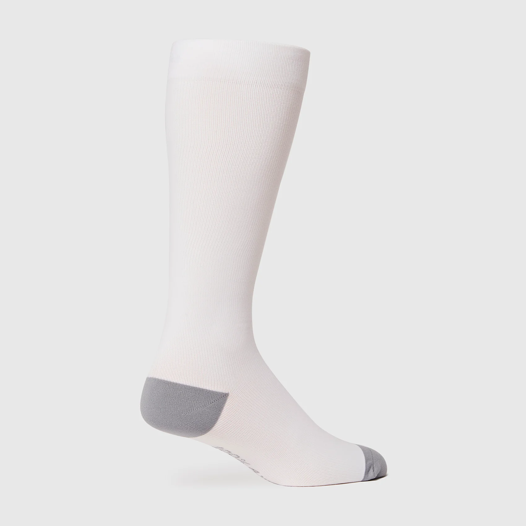 Men's White Solid - Compression Socks - Image 3