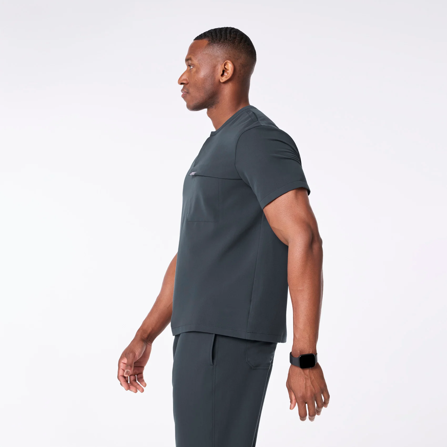 men's Dark Harbor Corfield - Henley Scrub Top - Image 3