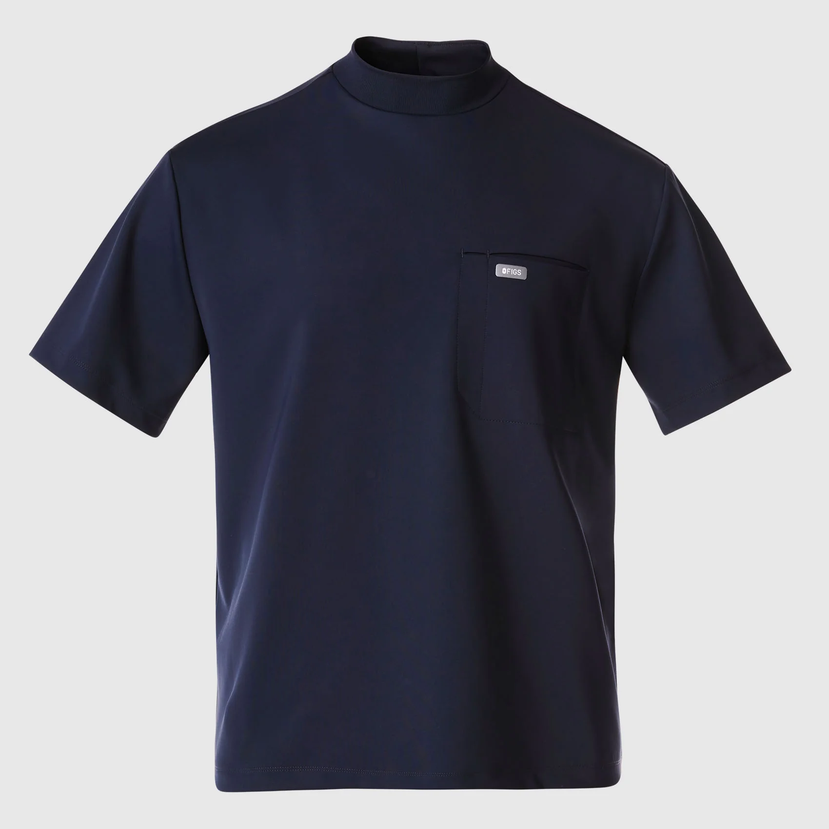 men's Black Dawson FORMx Relaxed Mock Neck - Scrub Top™ - Image 8
