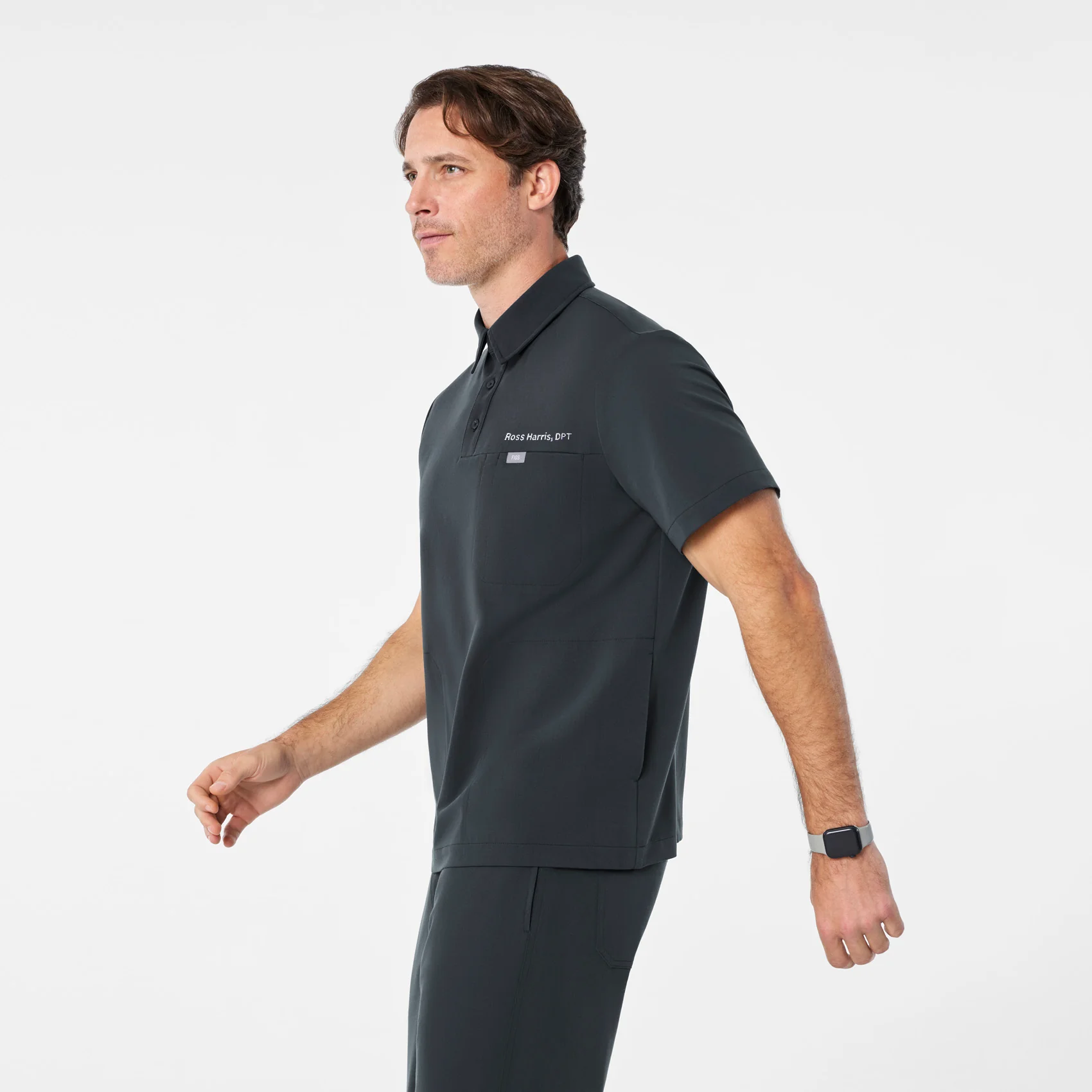 men's Dark Harbor Eugene Polo - Scrub Top - Image 3