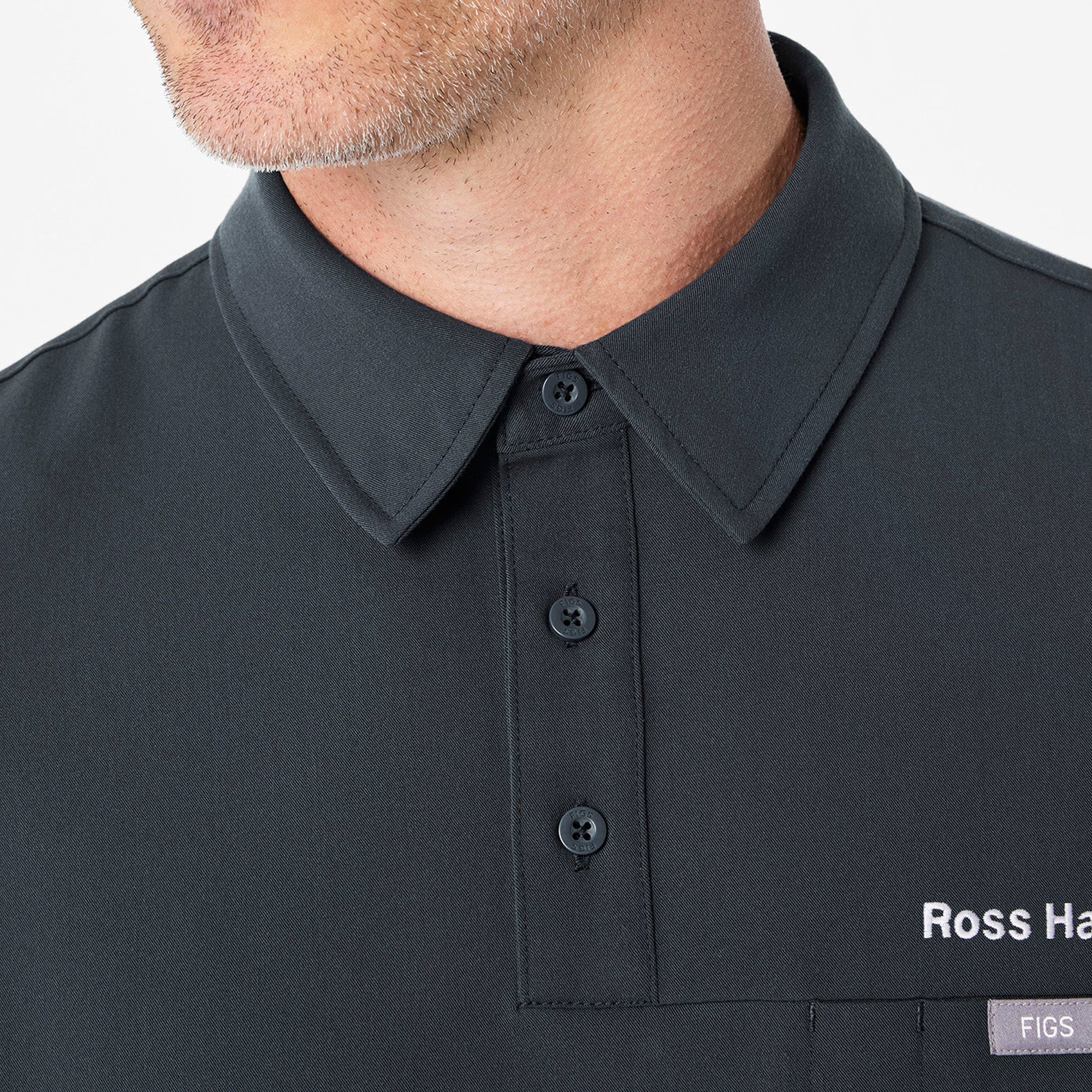 men's Dark Harbor Eugene Polo - Scrub Top - Image 5