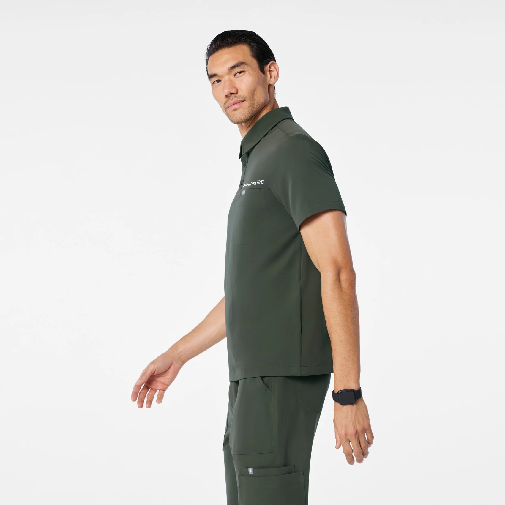 men's Moss Eugene Polo - Scrub Top - Image 3