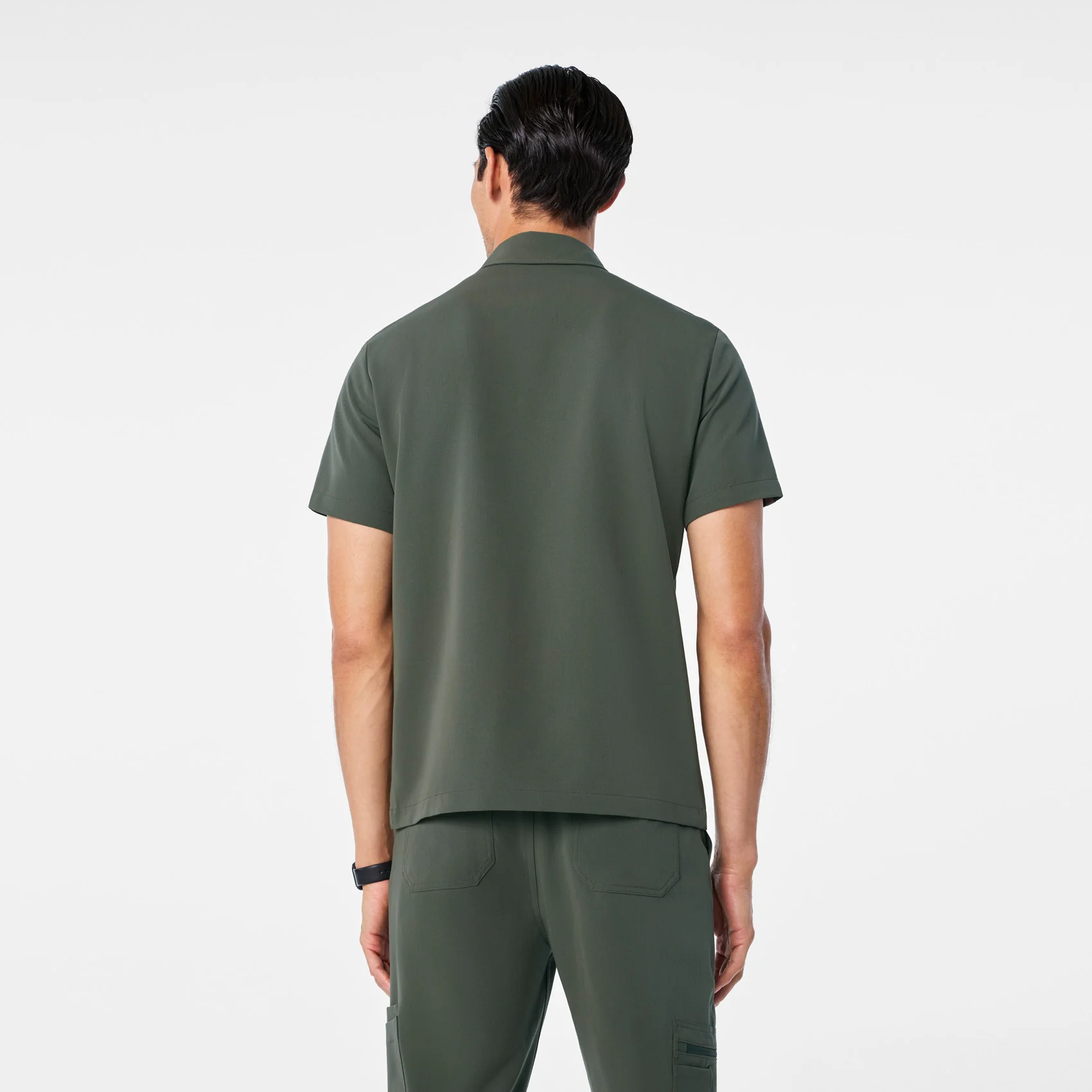 men's Moss Eugene Polo - Scrub Top - Image 4