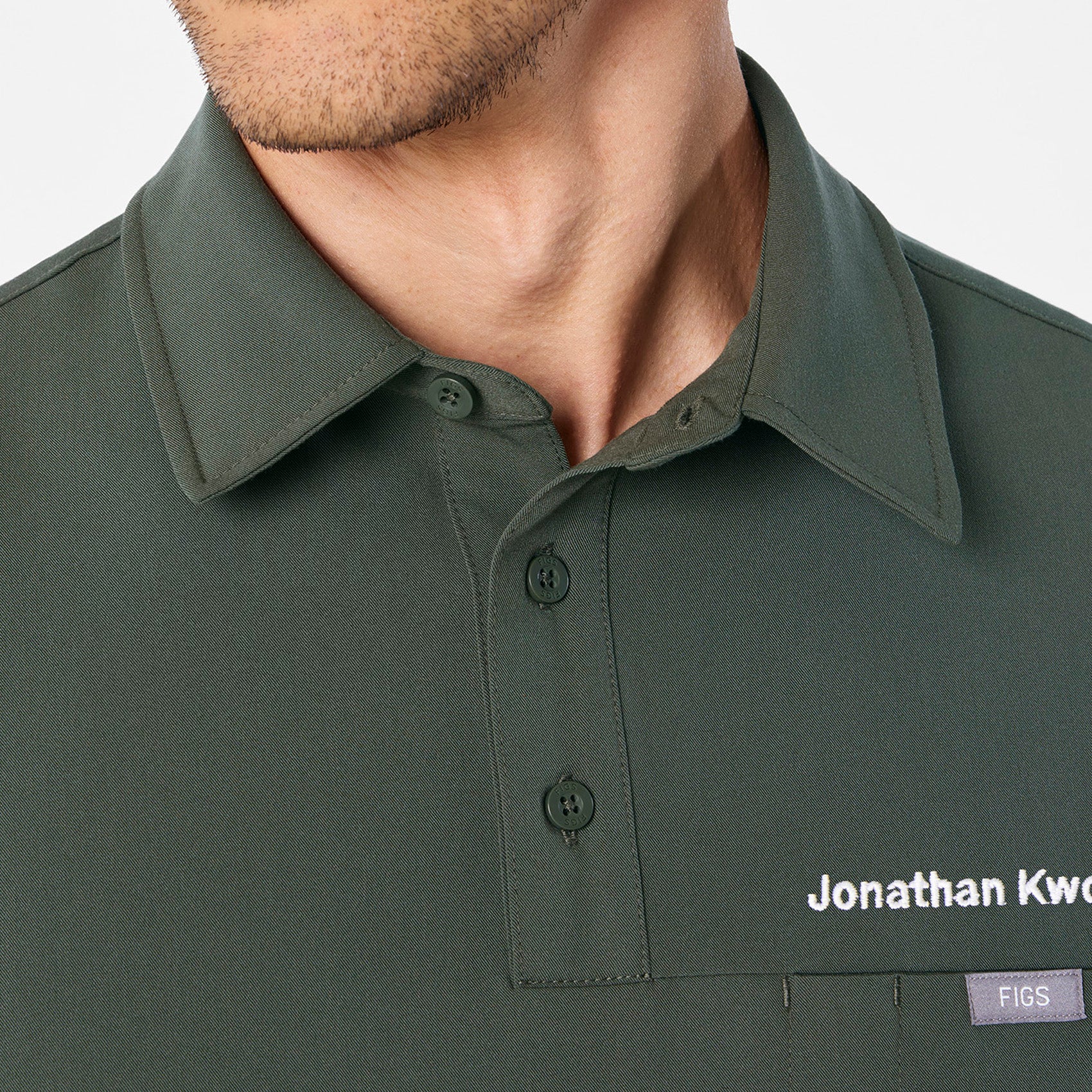 men's Moss Eugene Polo - Scrub Top - Image 7