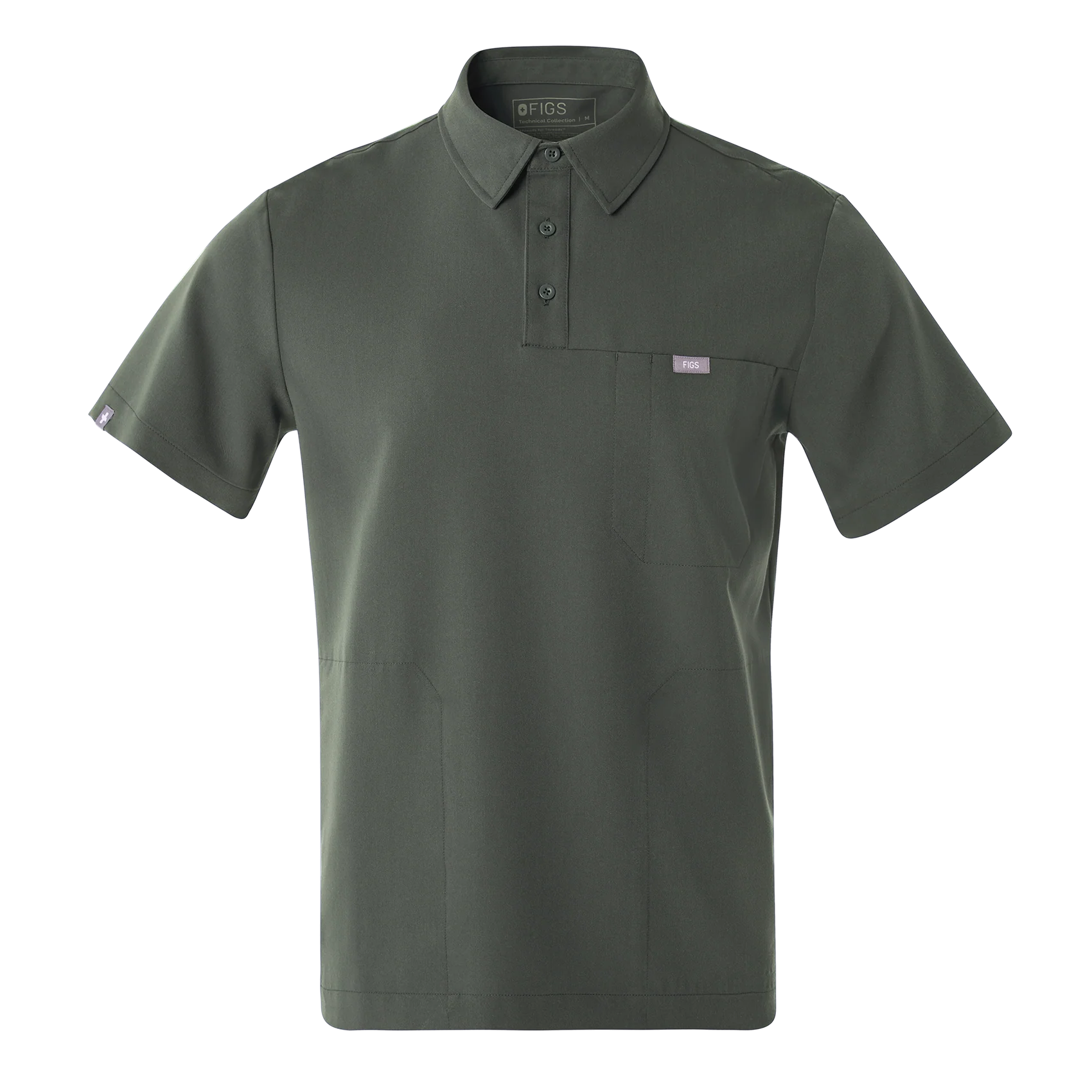 men's Moss Eugene Polo - Scrub Top - Image 9