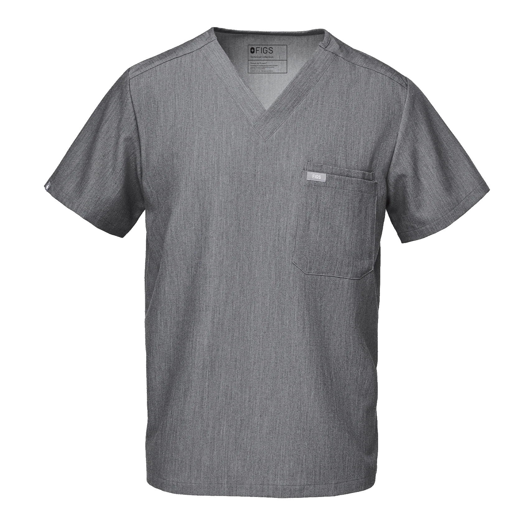 Men's Graphite Leon™ - Three-Pocket Scrub Top - Image 8