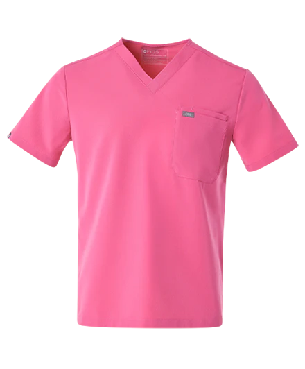 men's F'ing Pink Leon - Three-Pocket Scrub Top™ - Image 7