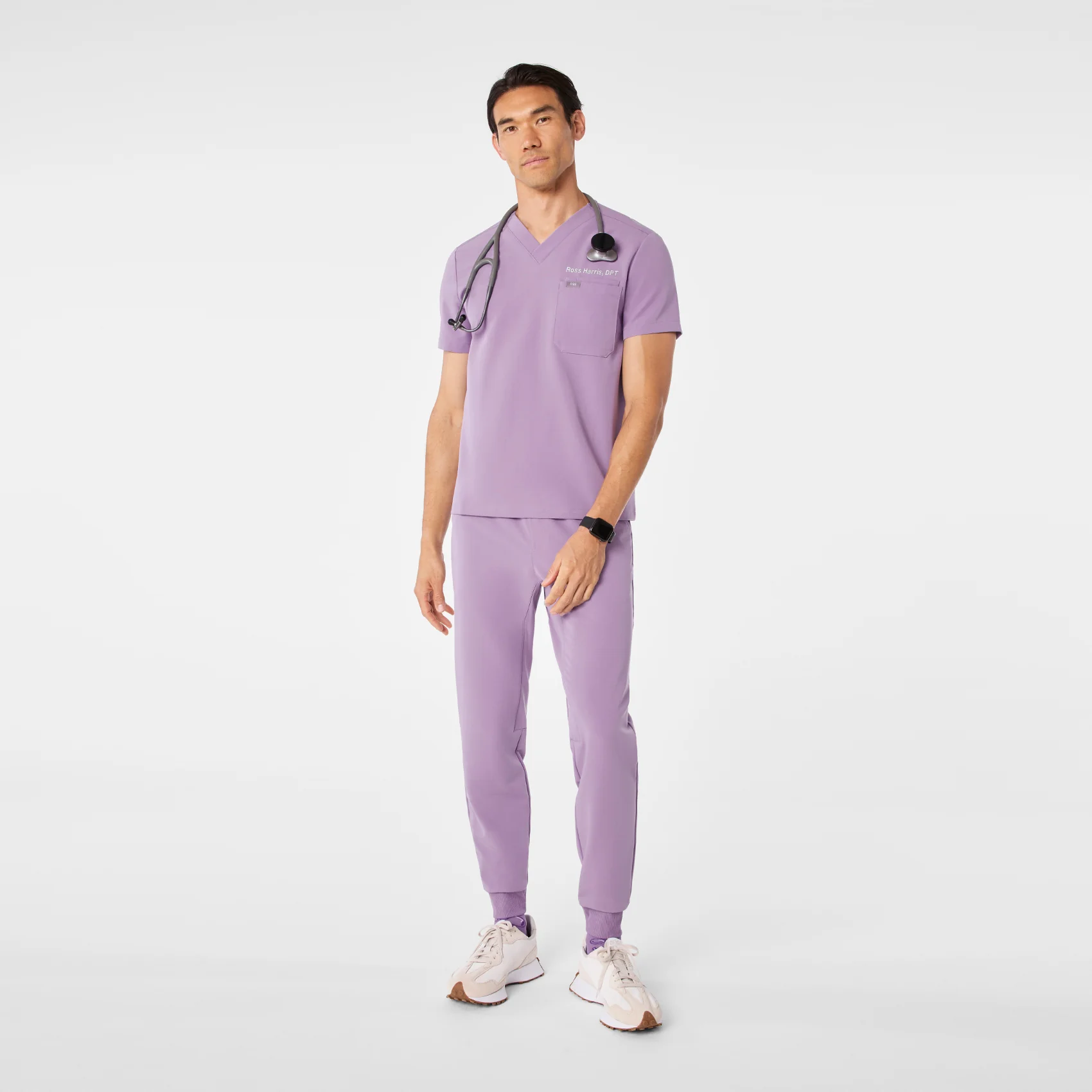 men's Purple Haze Leon - Three-Pocket Scrub Top™ - Image 2