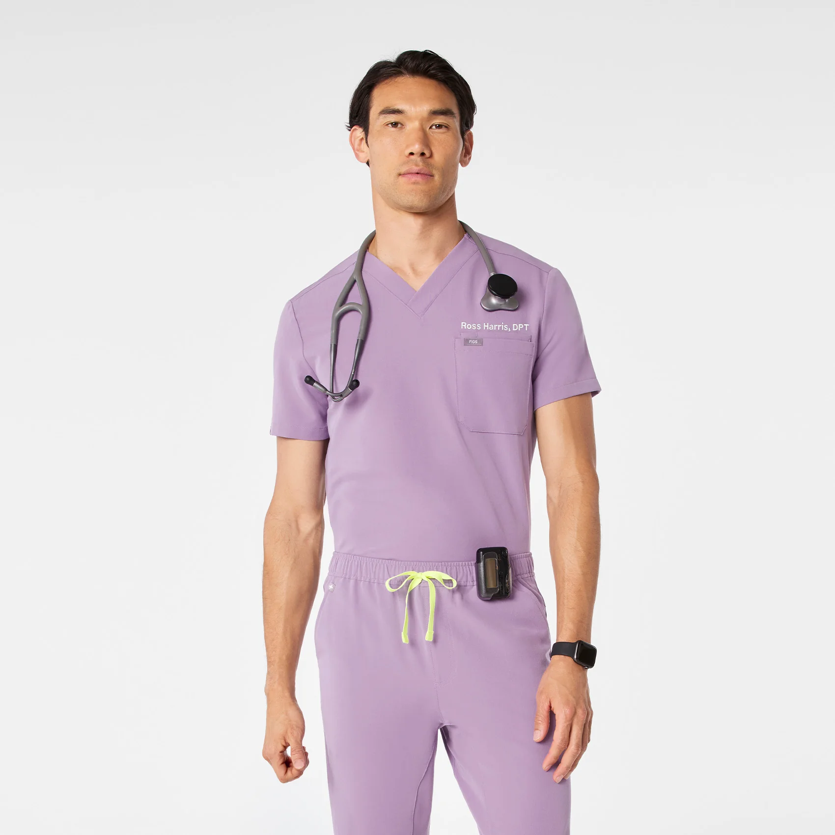 men's Purple Haze Leon - Three-Pocket Scrub Top™ - Image 5