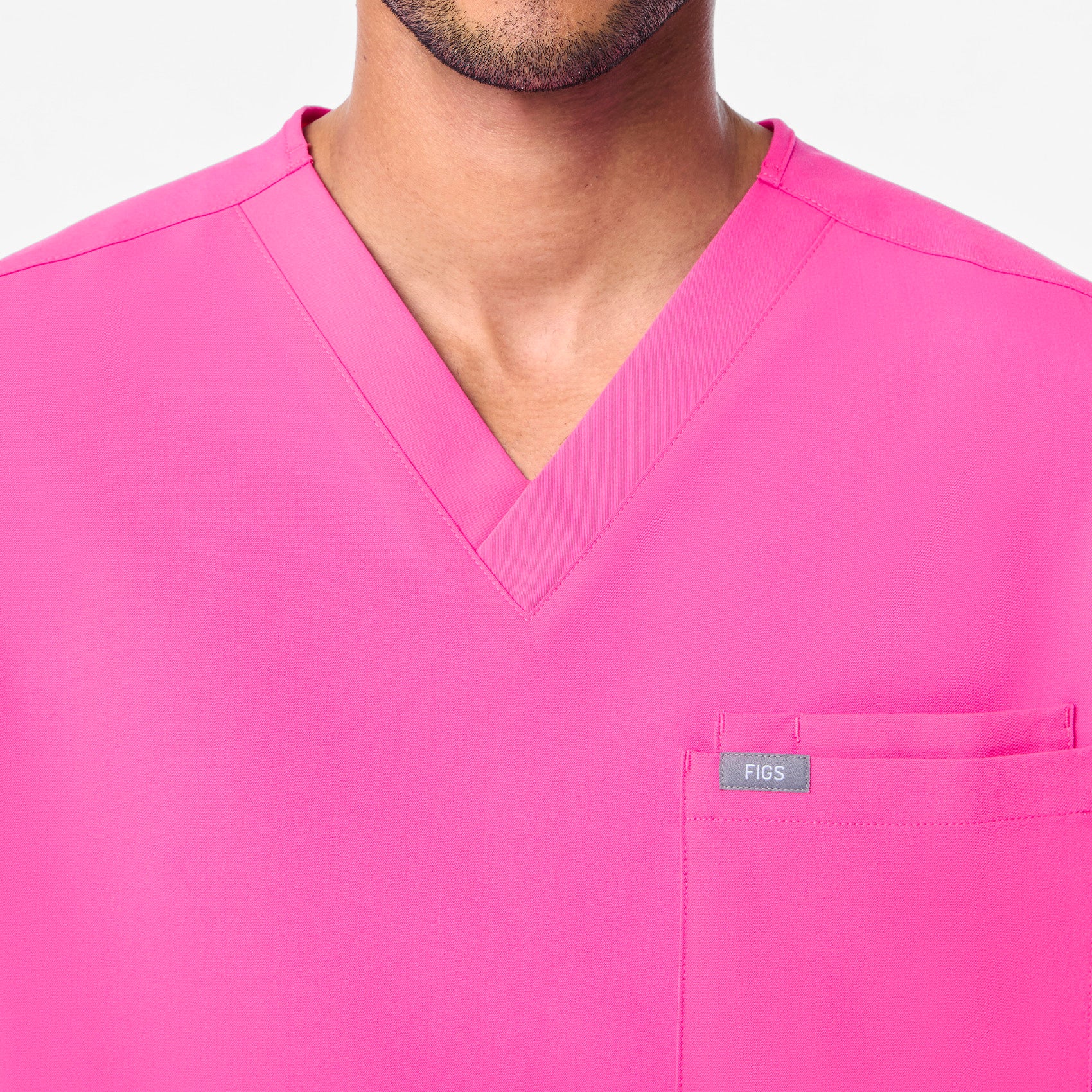 men's Rapid Response Pink Leon - Three-Pocket Scrub Top™ - Image 5