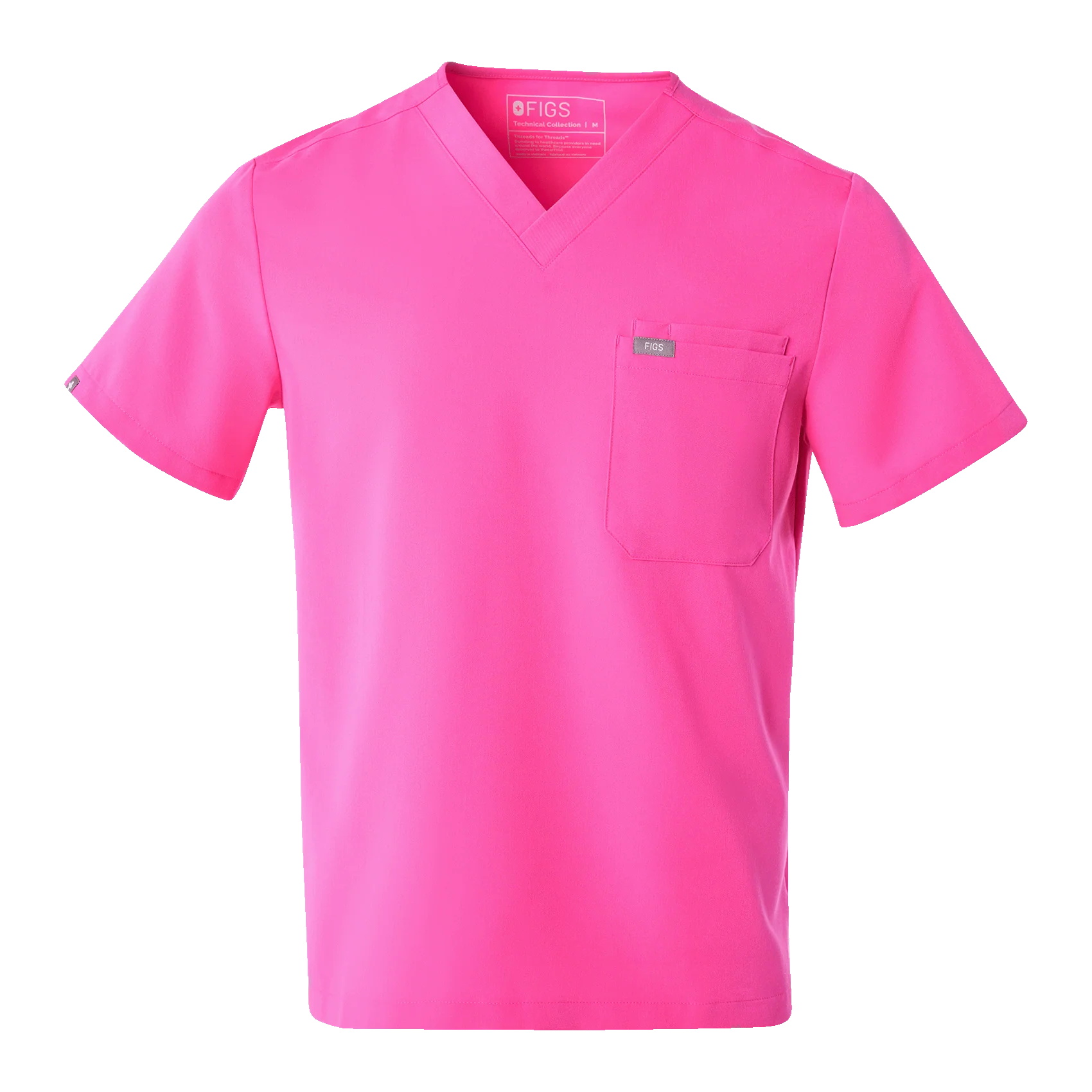 men's Rapid Response Pink Leon - Three-Pocket Scrub Top™ - Image 7