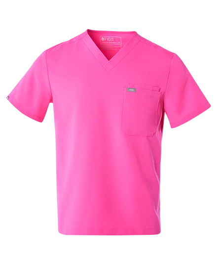 men's Rapid Response Pink Leon - Three-Pocket Scrub Top™ - Image 8