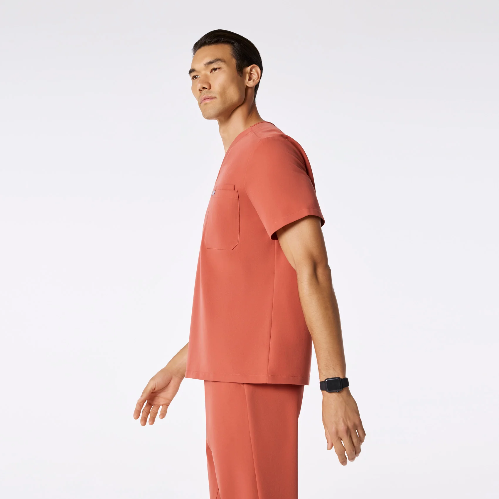 men's Spiced Cider Leon - Three-Pocket Scrub Top™ - Image 3