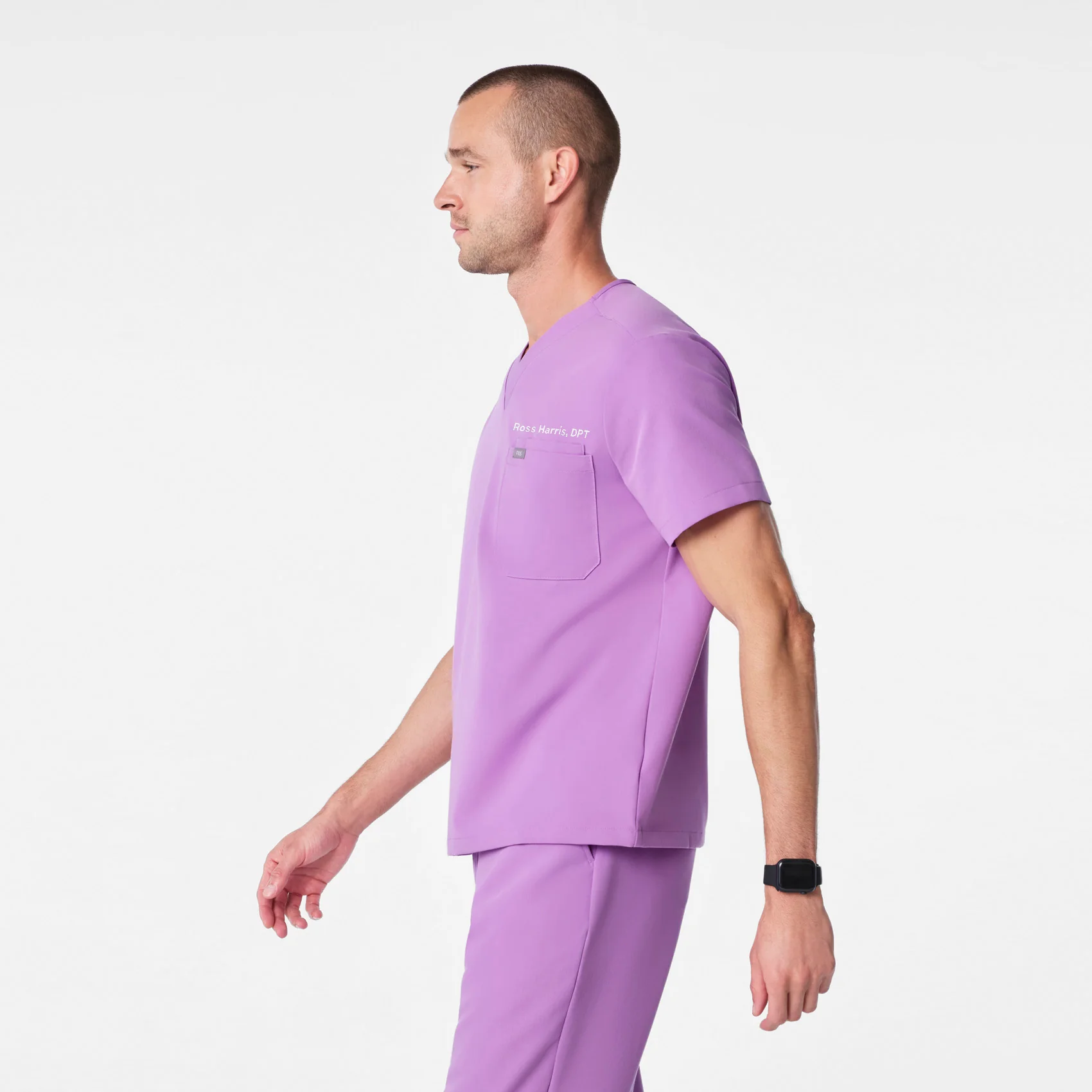 men's Wild Iris Leon - Three-Pocket Scrub Top™ - Image 3