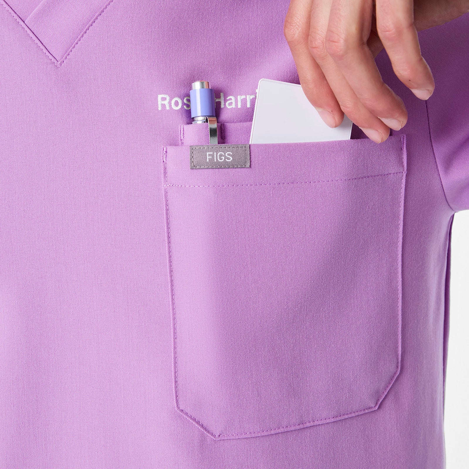 men's Wild Iris Leon - Three-Pocket Scrub Top™ - Image 6