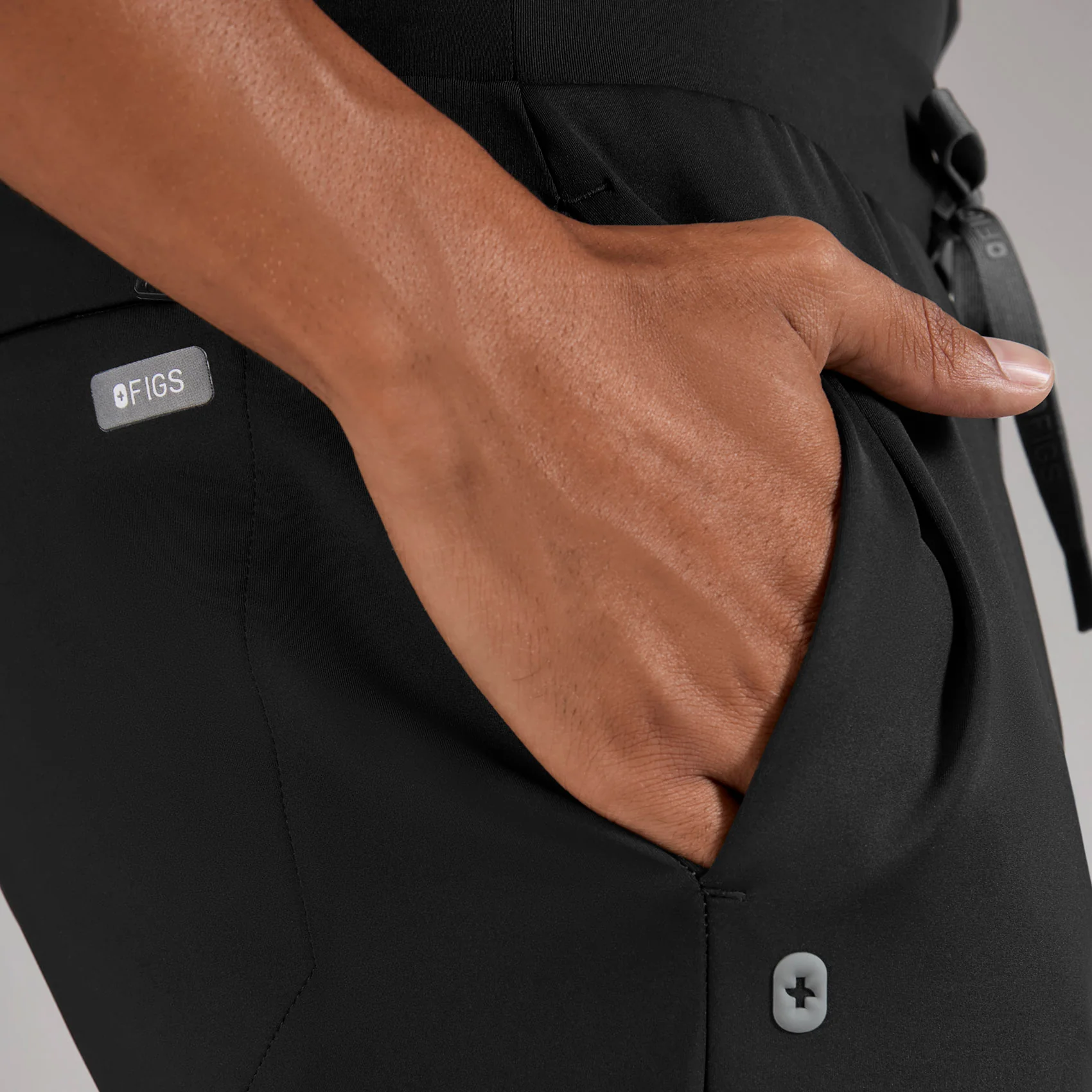 men's Black Forster FORMx Jogger - Scrub Pant™ - Image 7
