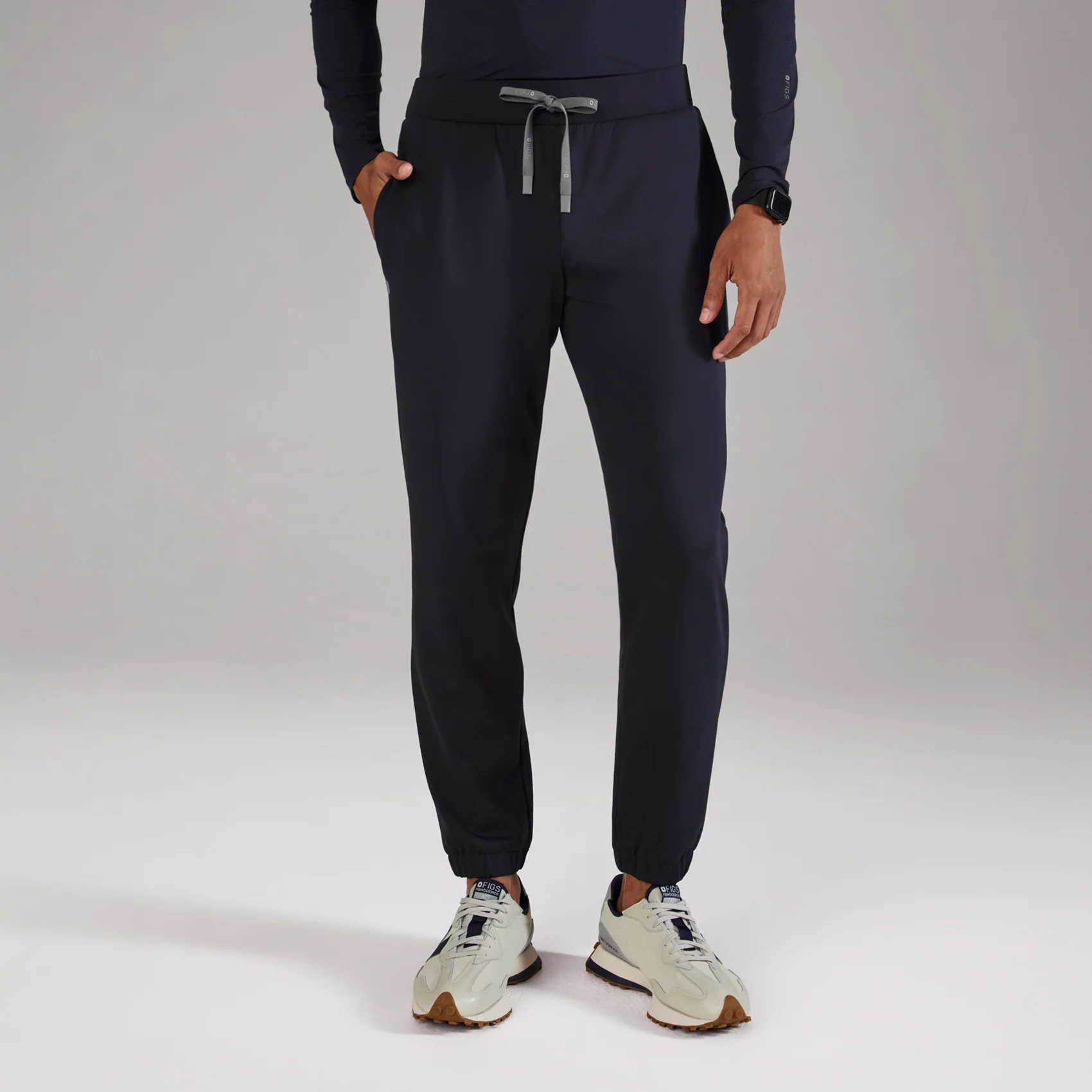 men's Navy Forster FORMx Jogger - Short Scrub Pant™