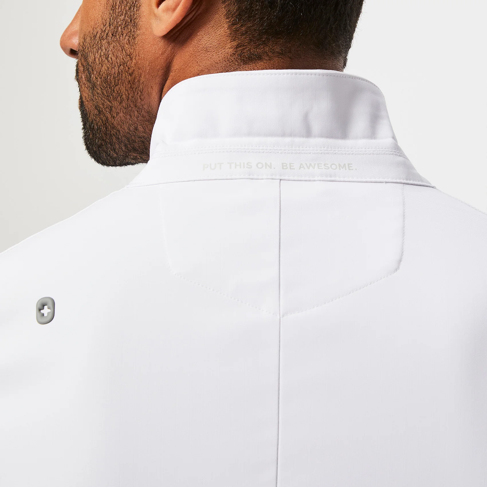 Men's White Harlem - Short Lab Coat - Image 5