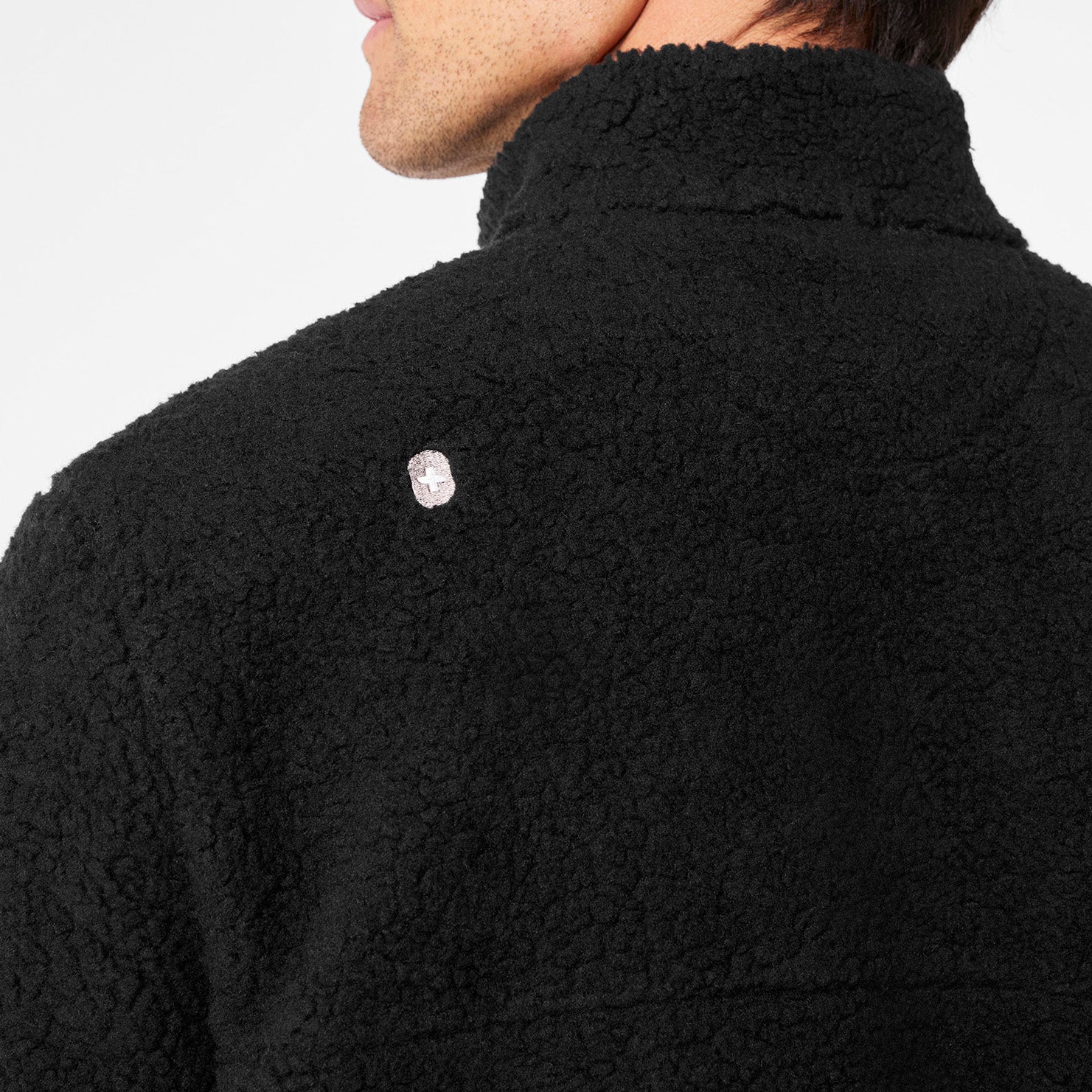 men's Black On-Shift High Pile - Fleece Pullover Jacket™ - Image 5