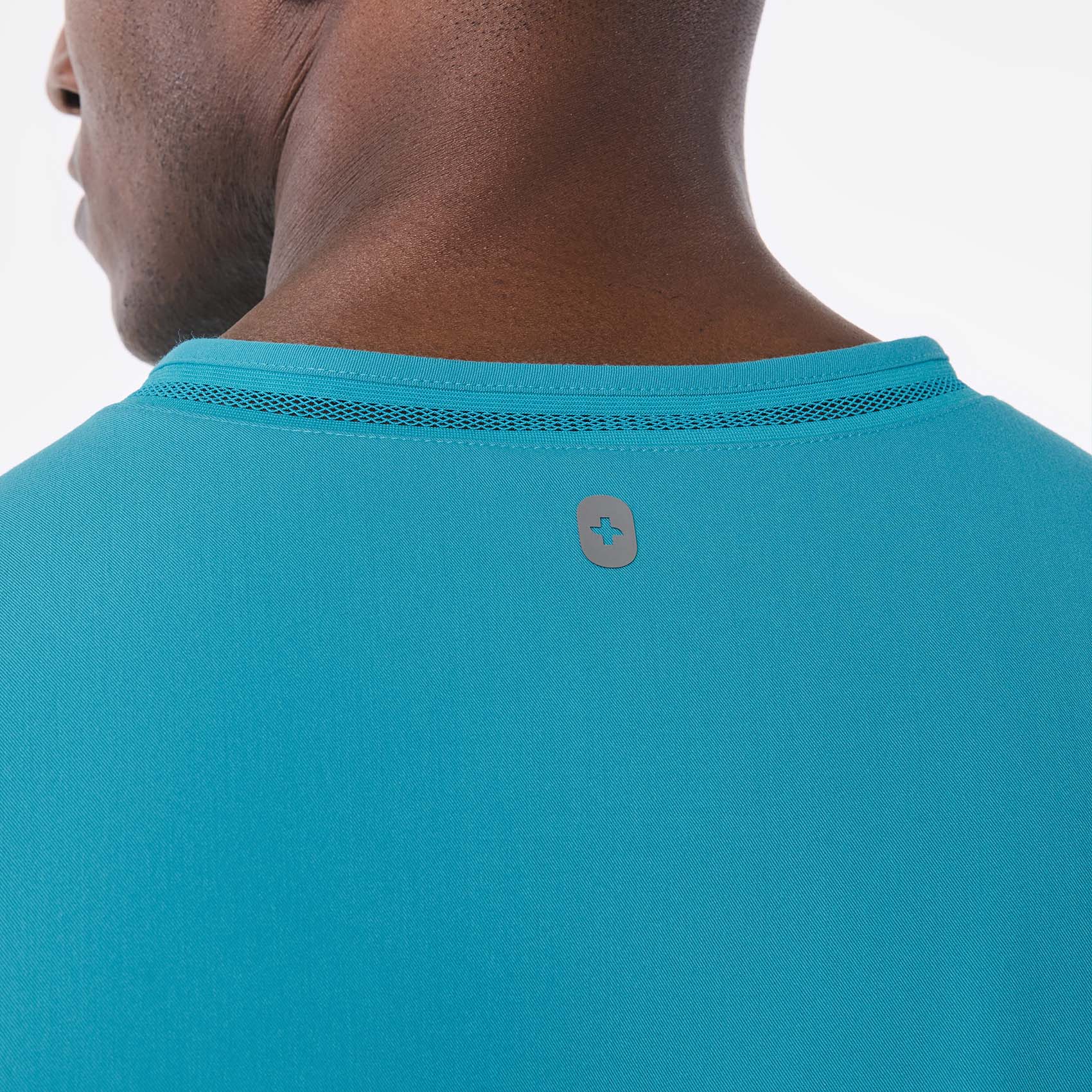men's Teal Howard V-Neck - Scrub Top - Image 5