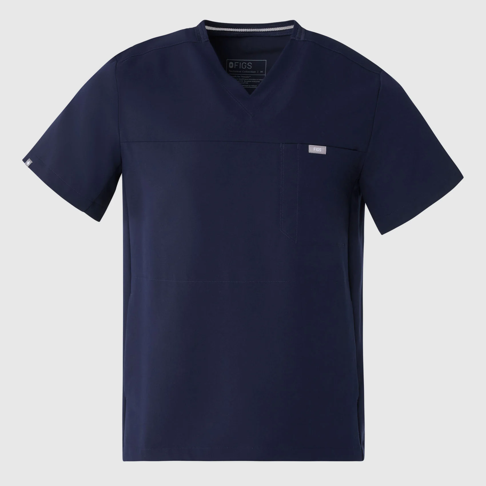 men's Teal Howard V-Neck - Scrub Top - Image 9